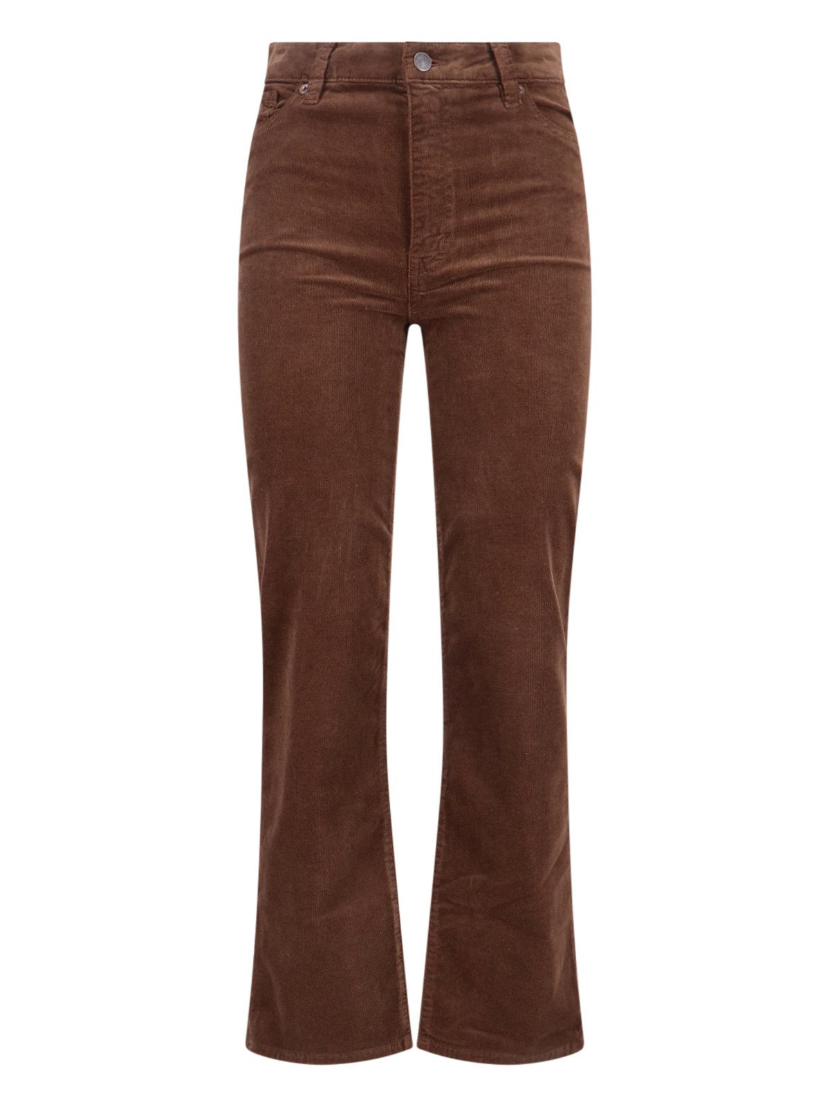 Frame 'corduroy' Straight Pants In Brown