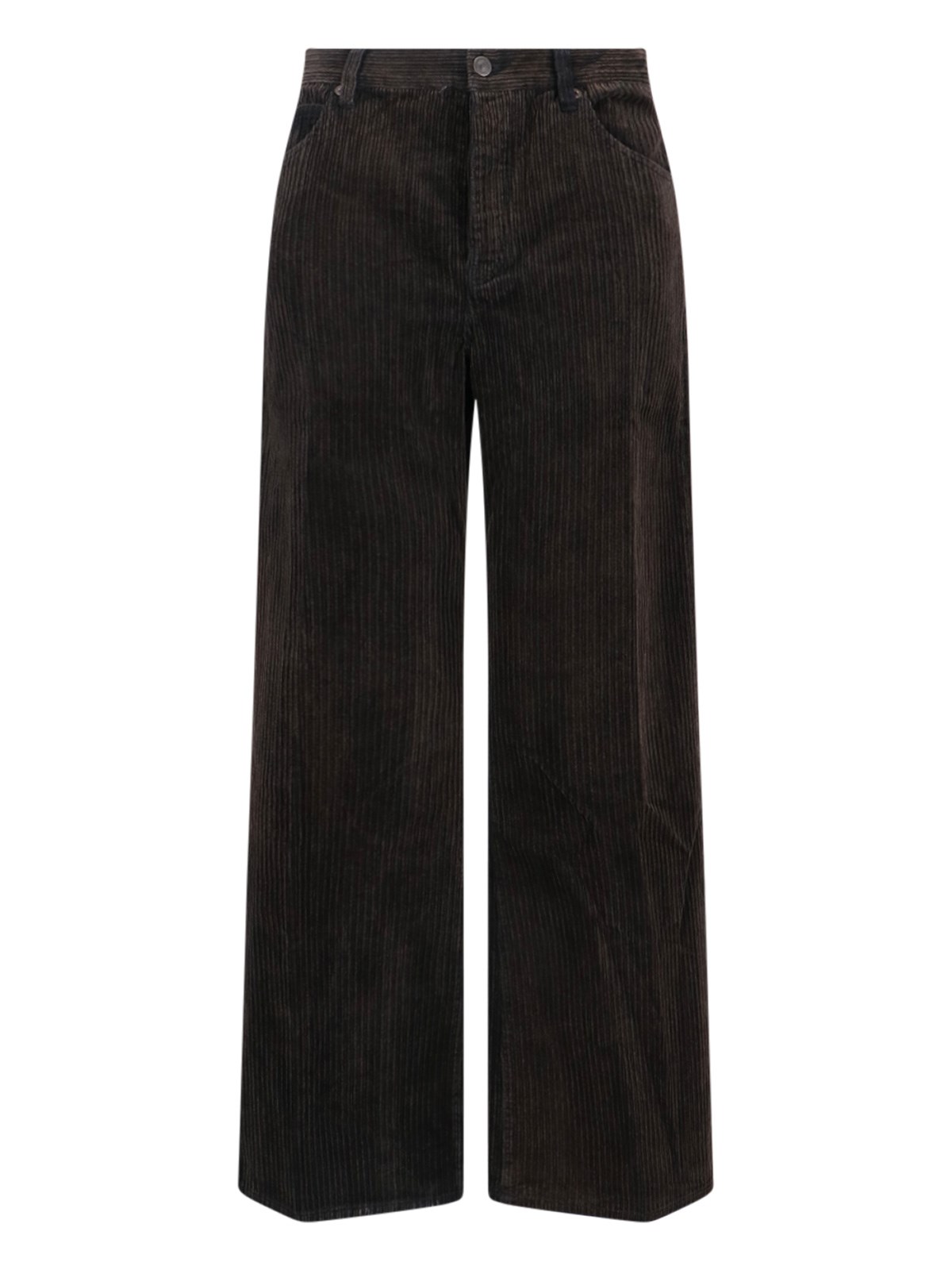 Frame Corduroy Loose Pants In Brown