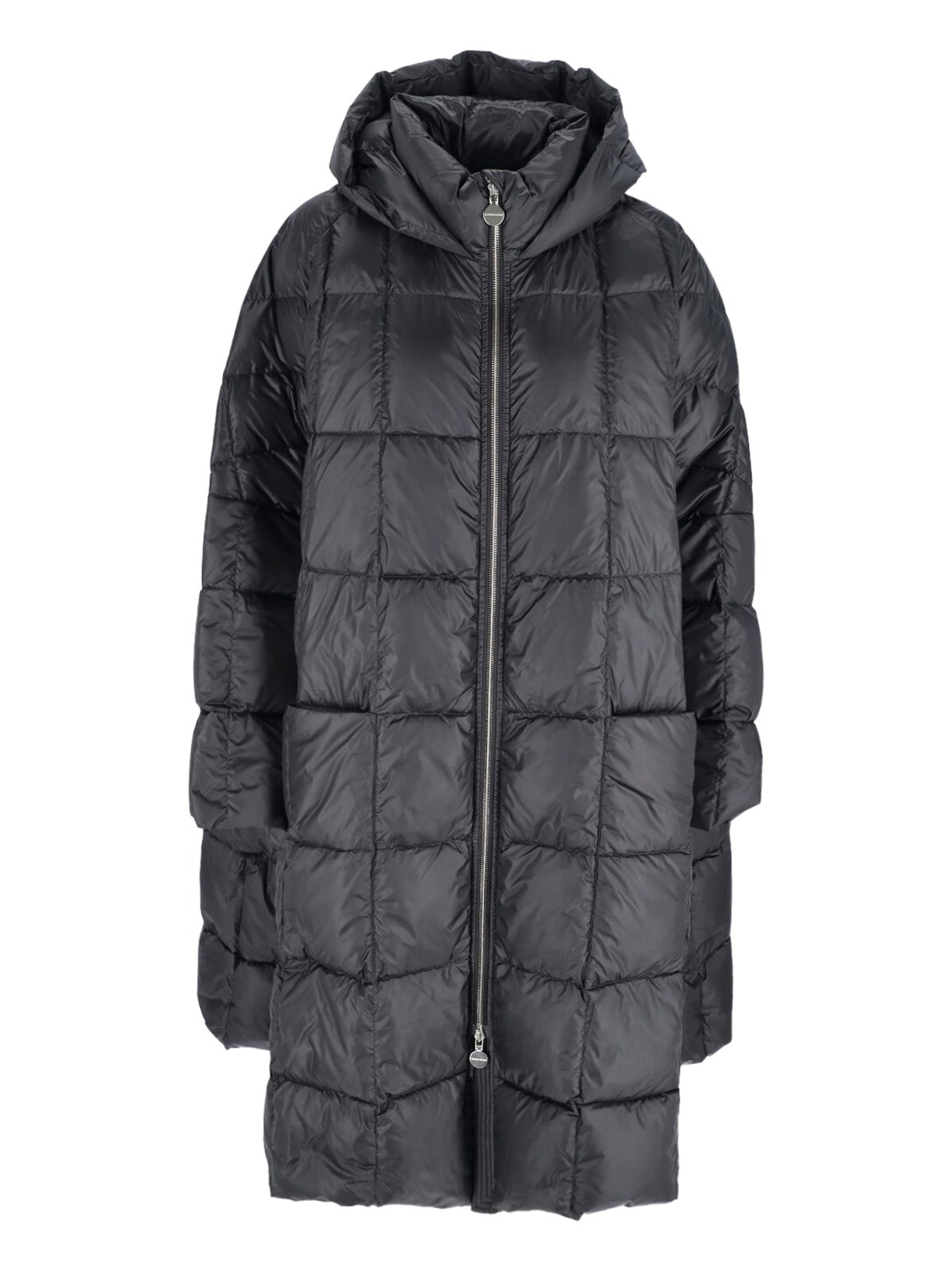 Ienki Ienki Maxi Pyramid Leon Down Jacket In Black