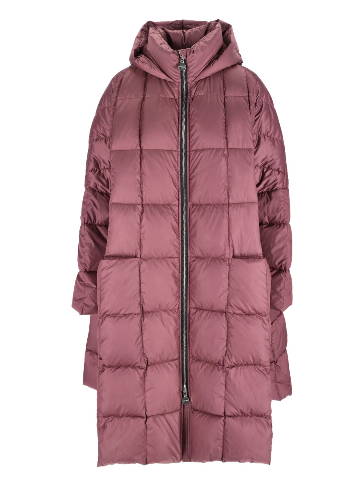 Ienki Ienki Maxi Pyramid Leon Down Jacket In Purple