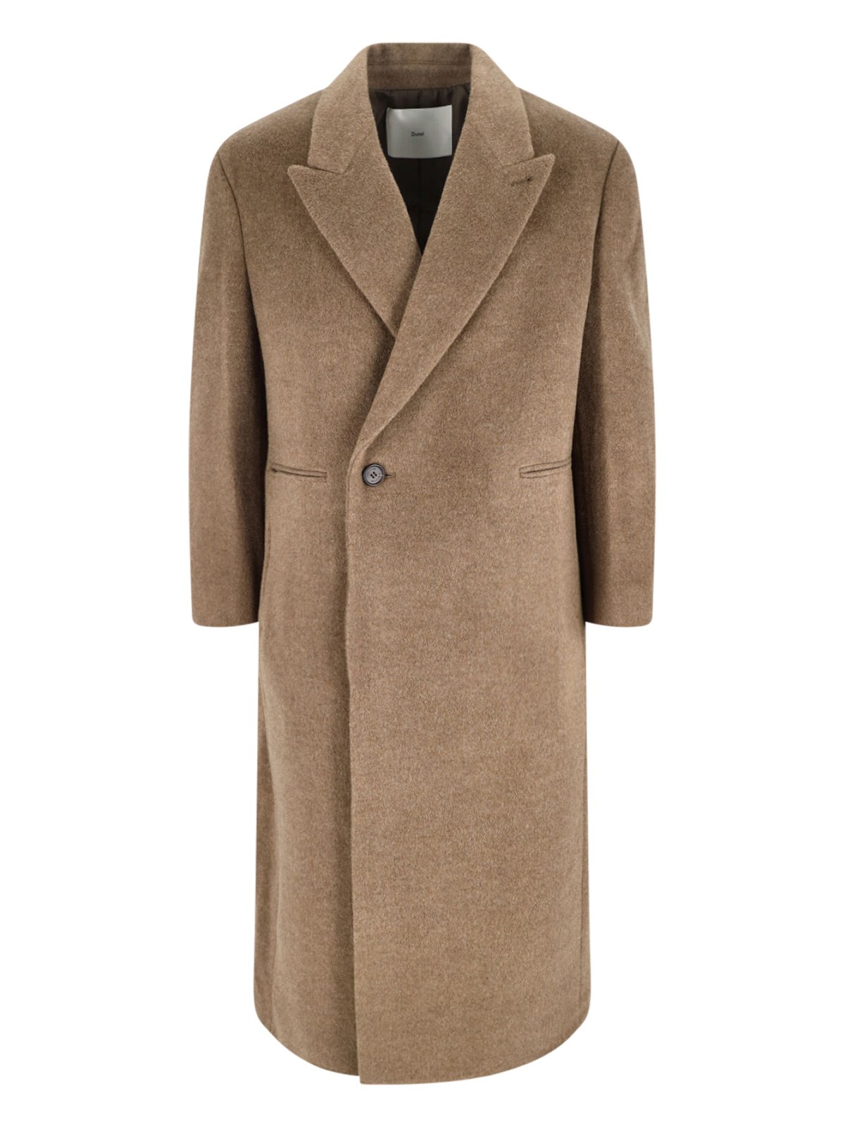 Dunst Button Single-breasted Coat In Green
