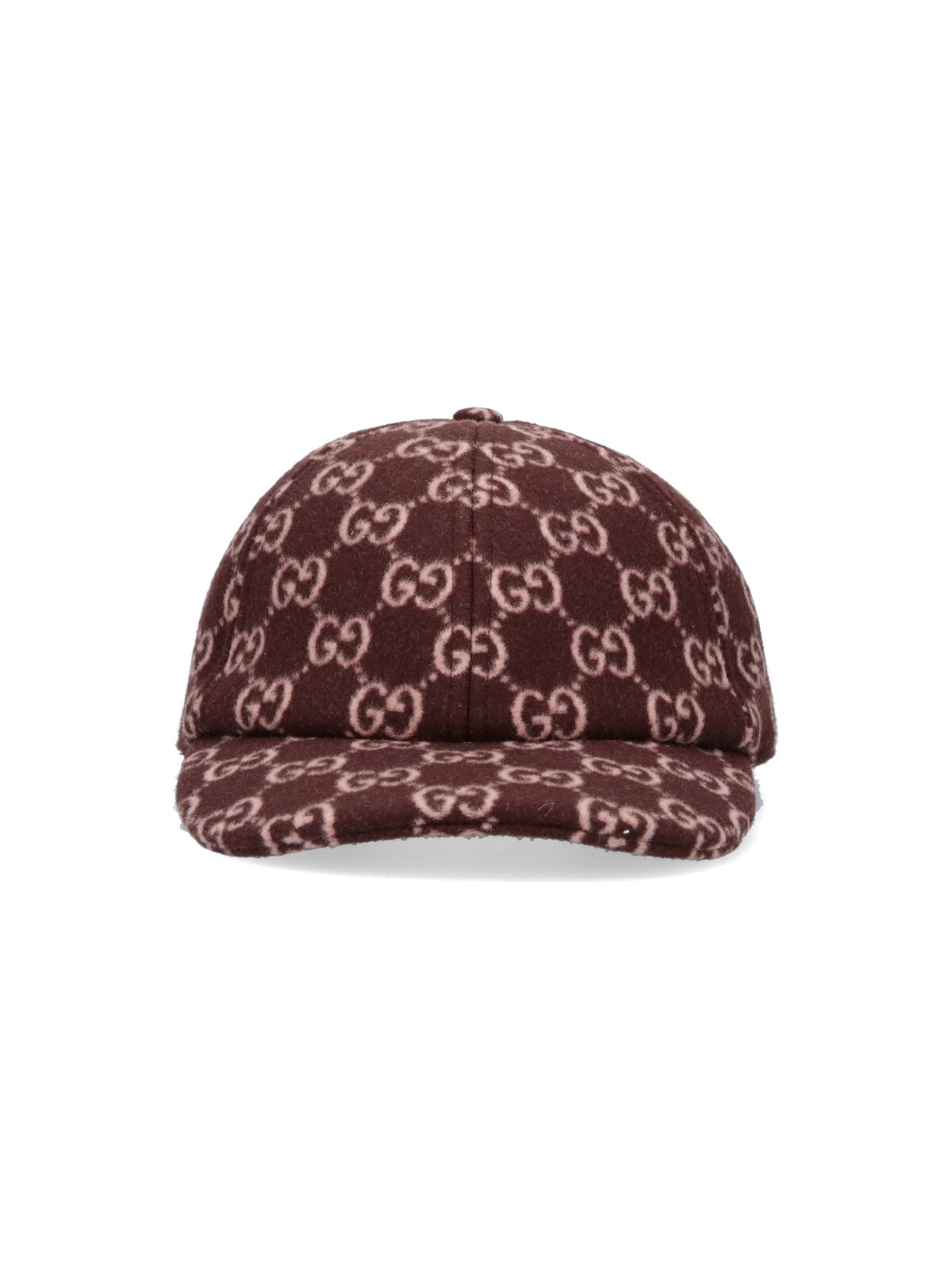 Gucci Silk Baseball Cap In Brown