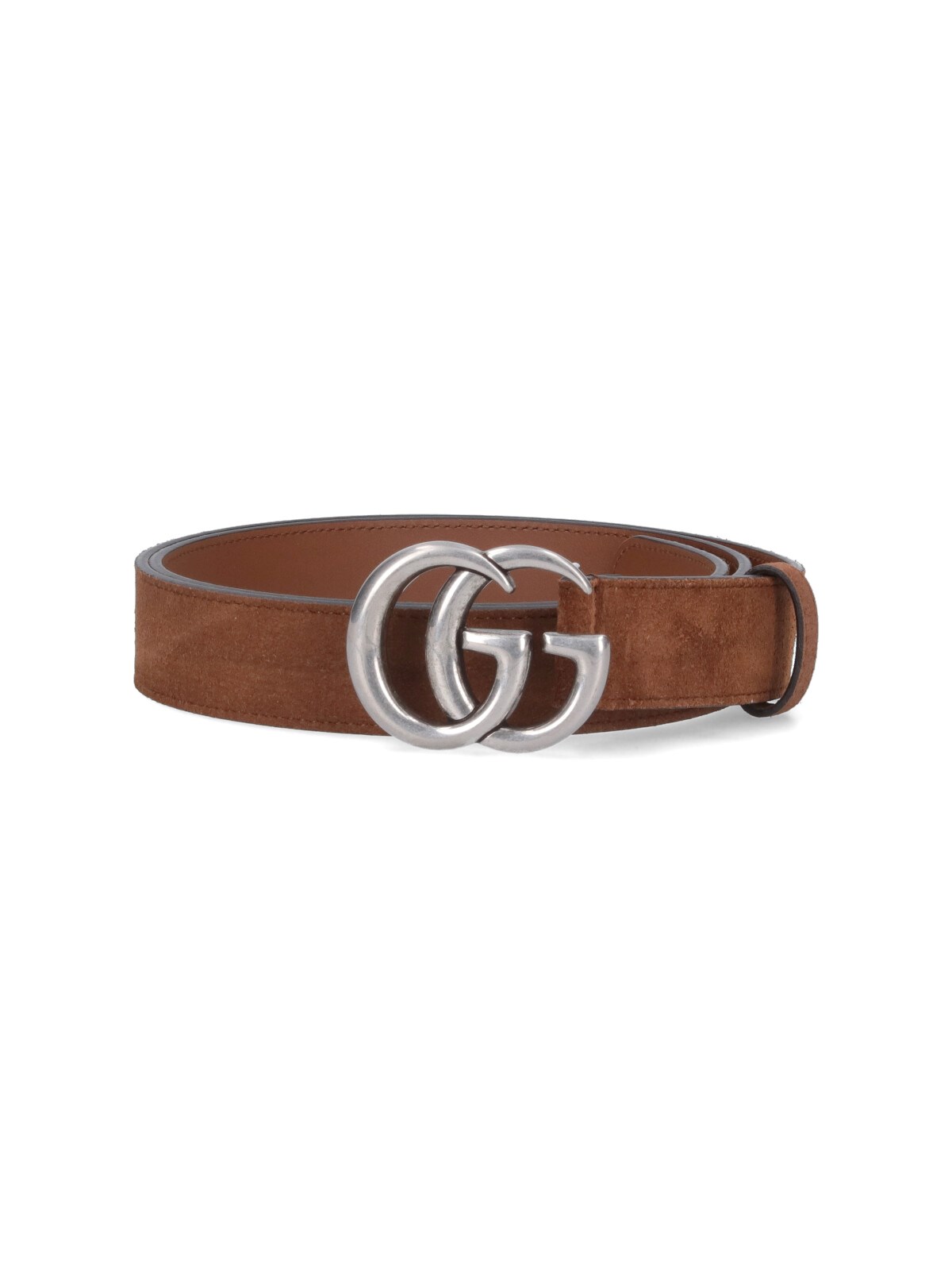 Gucci 'gg Marmont' Belt In Brown