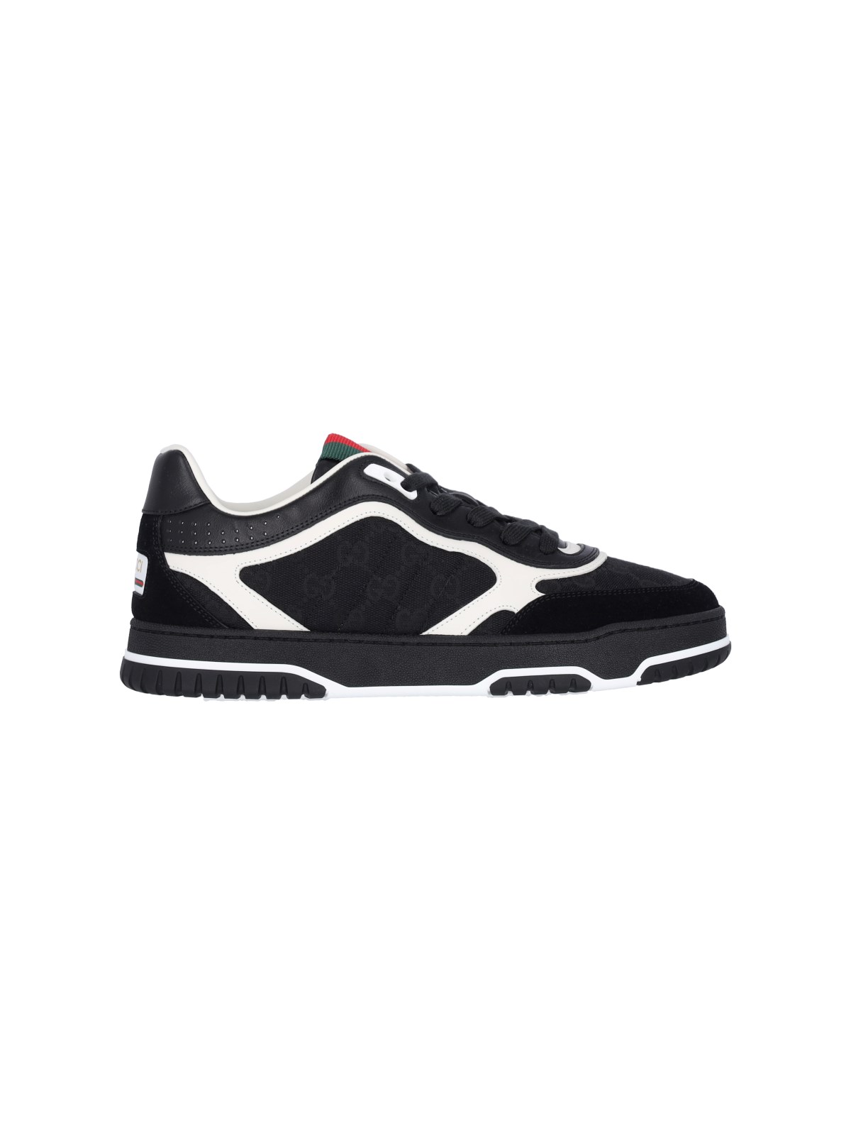 Gucci Re-web Sneakers In Black