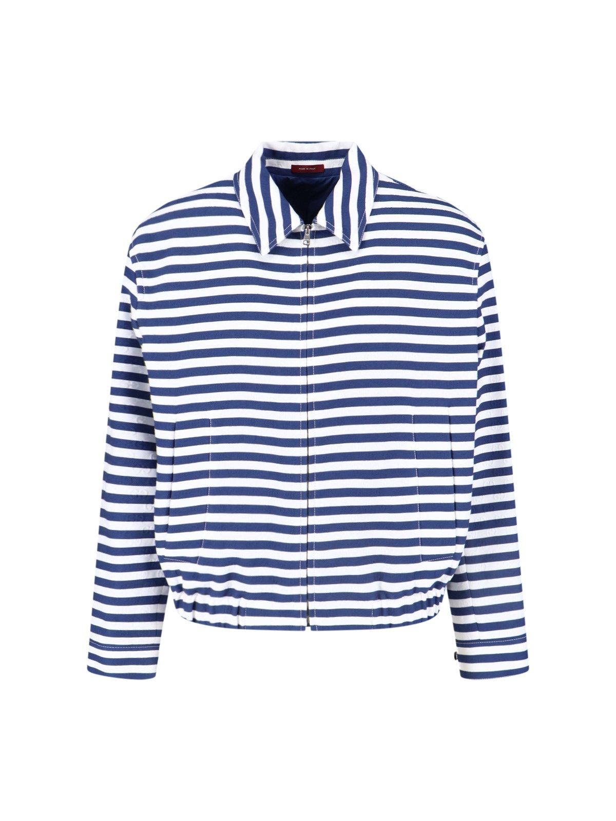 Gucci 'gg' Zip Jacket In Blue