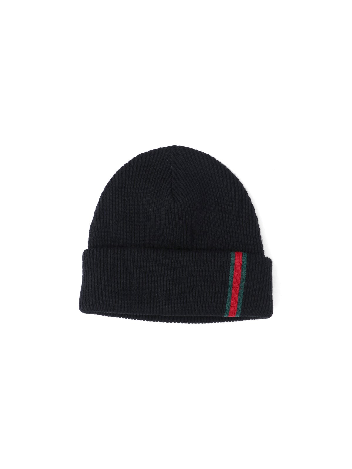 Gucci 'web' Beanie In Black