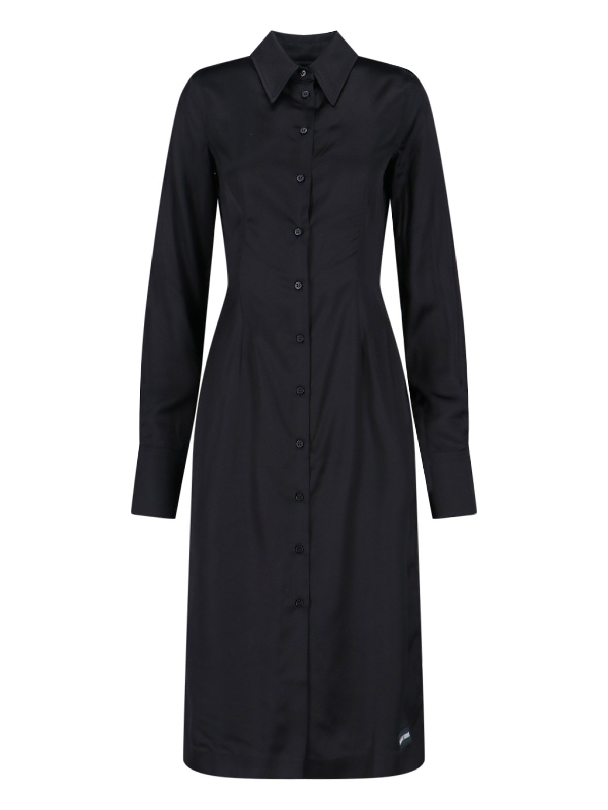Marine Serre Satin Midi Dress