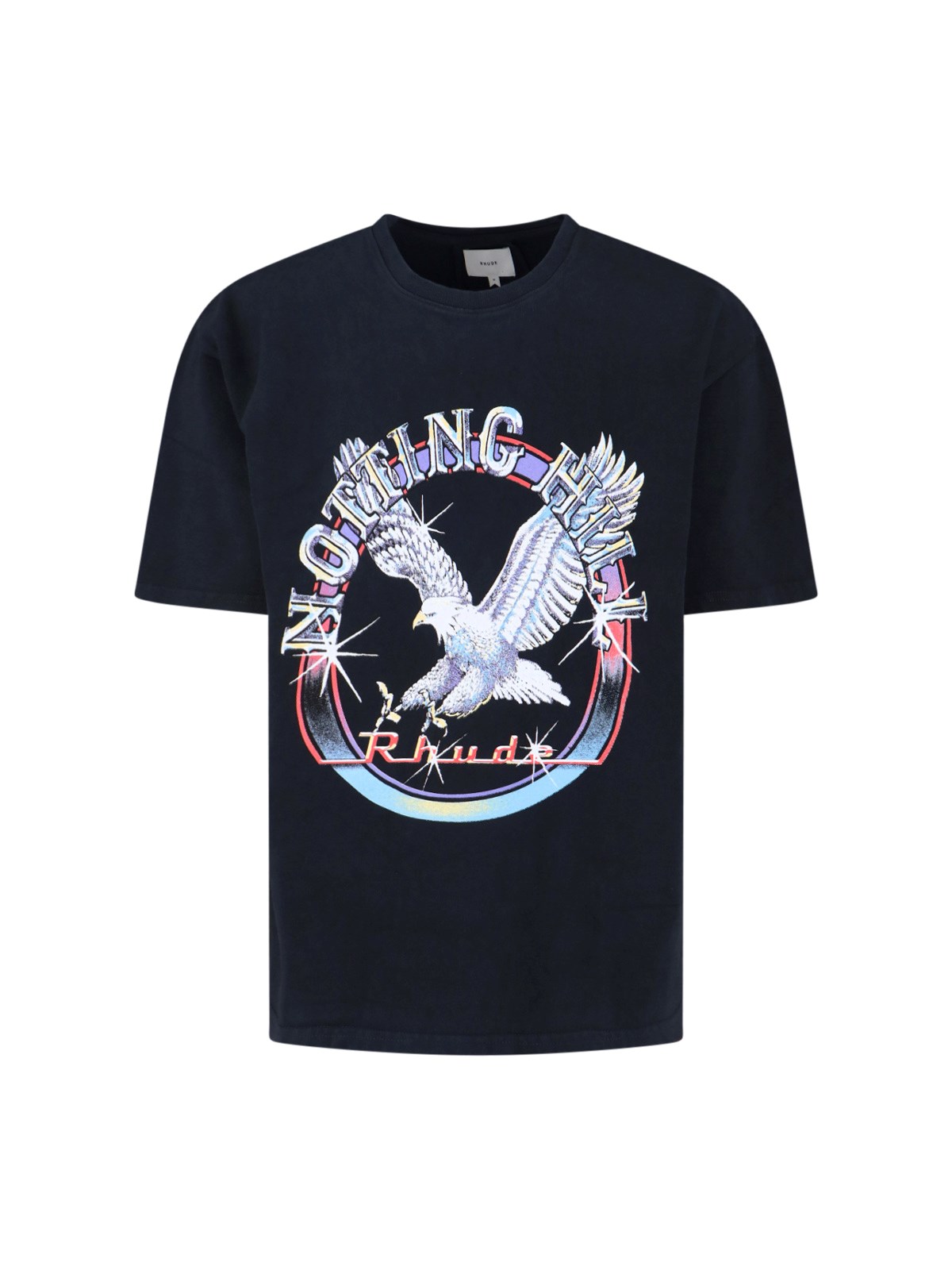 Rhude Notting Hill Eagle Graphic T-shirt In Black