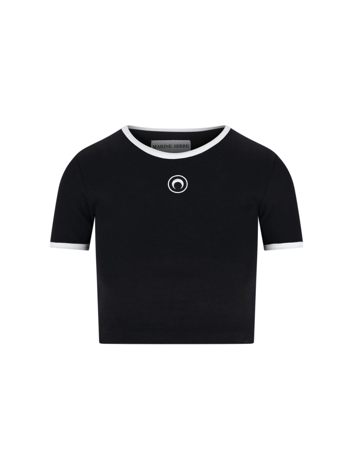 Marine Serre Moon T-shirt In Black