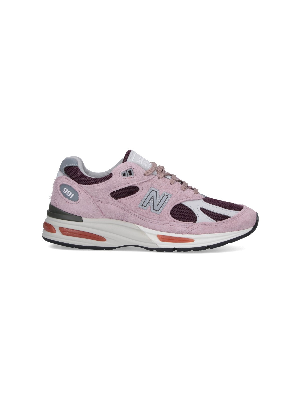 New Balance Made In Uk 991v2 Grape Sorbet Sneakers Deauville Mauve In Pink