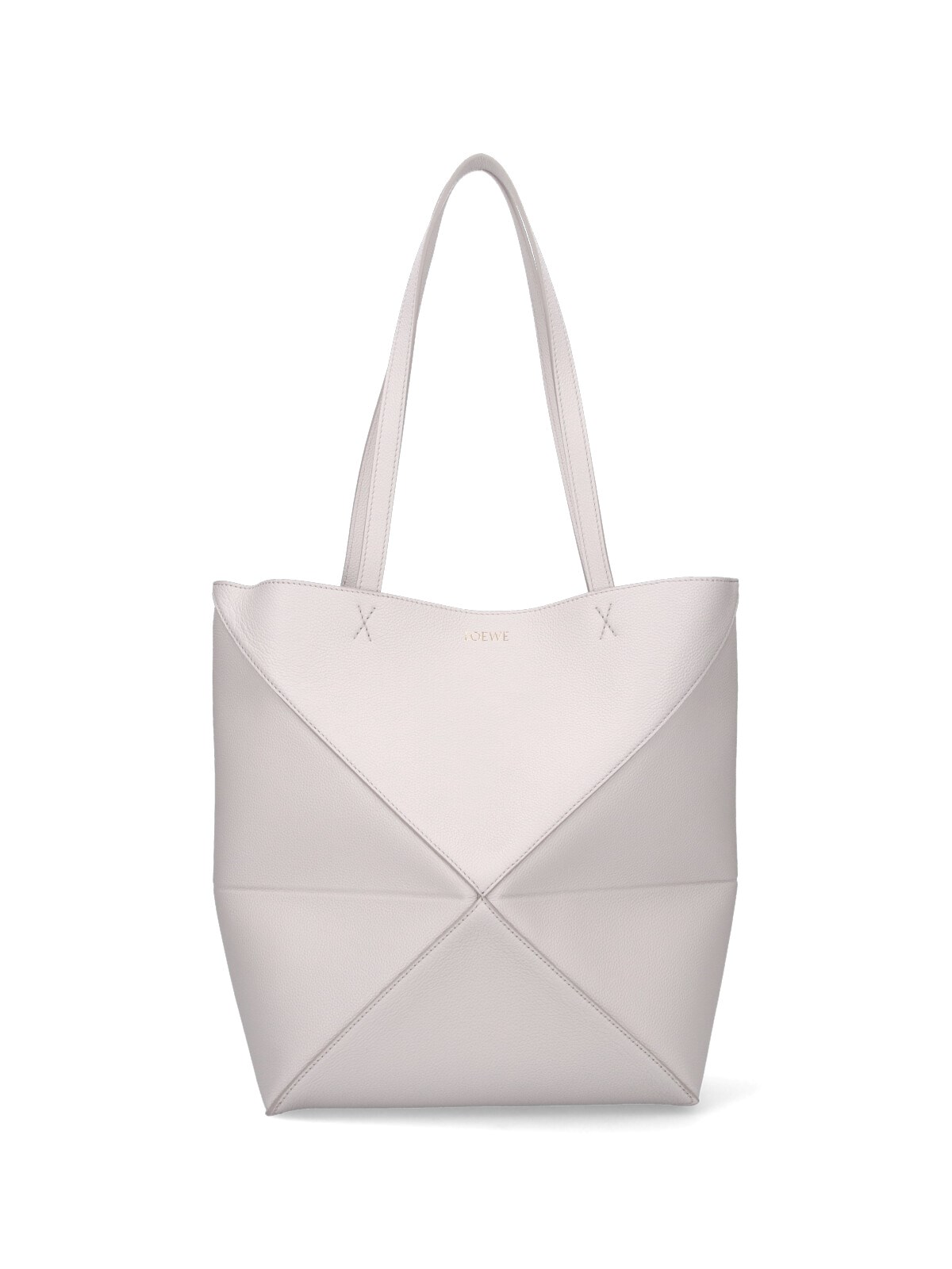 Loewe 'puzzle Fold' Medium Tote Bag In Gray