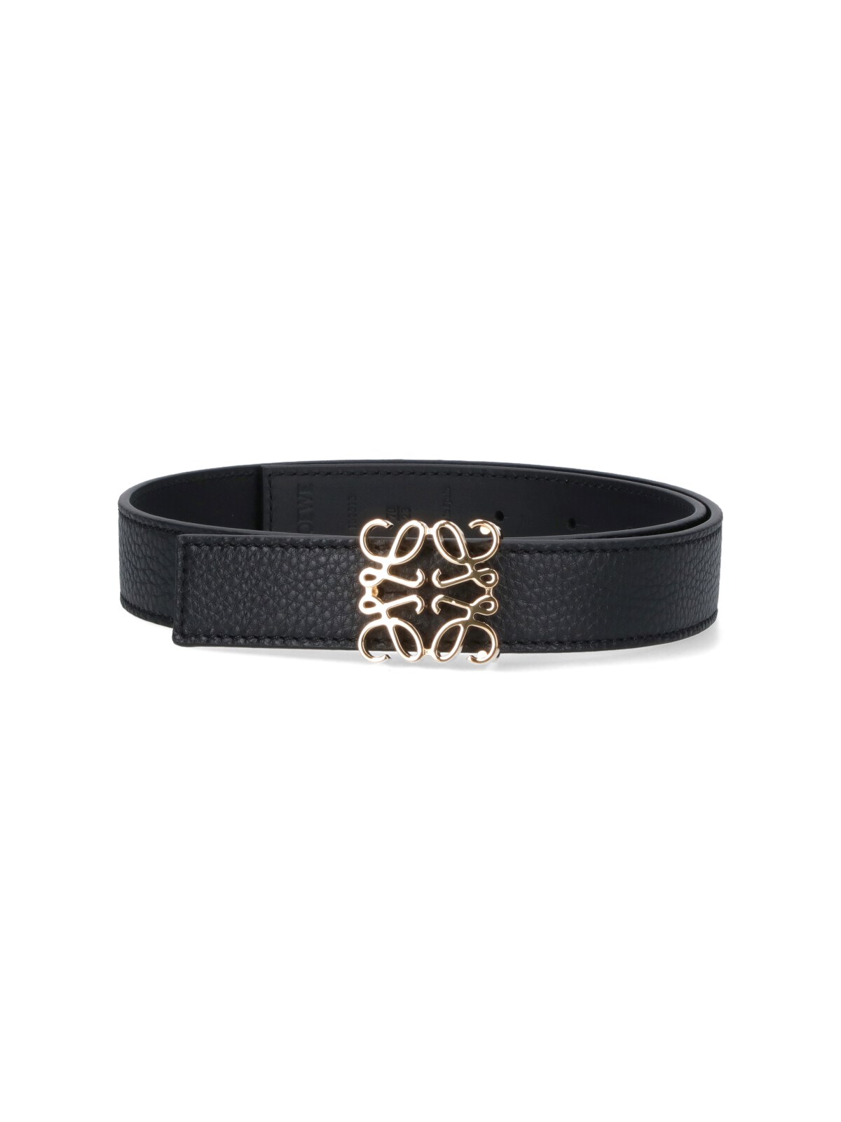 Loewe Reversible Belt "anagram" In Black
