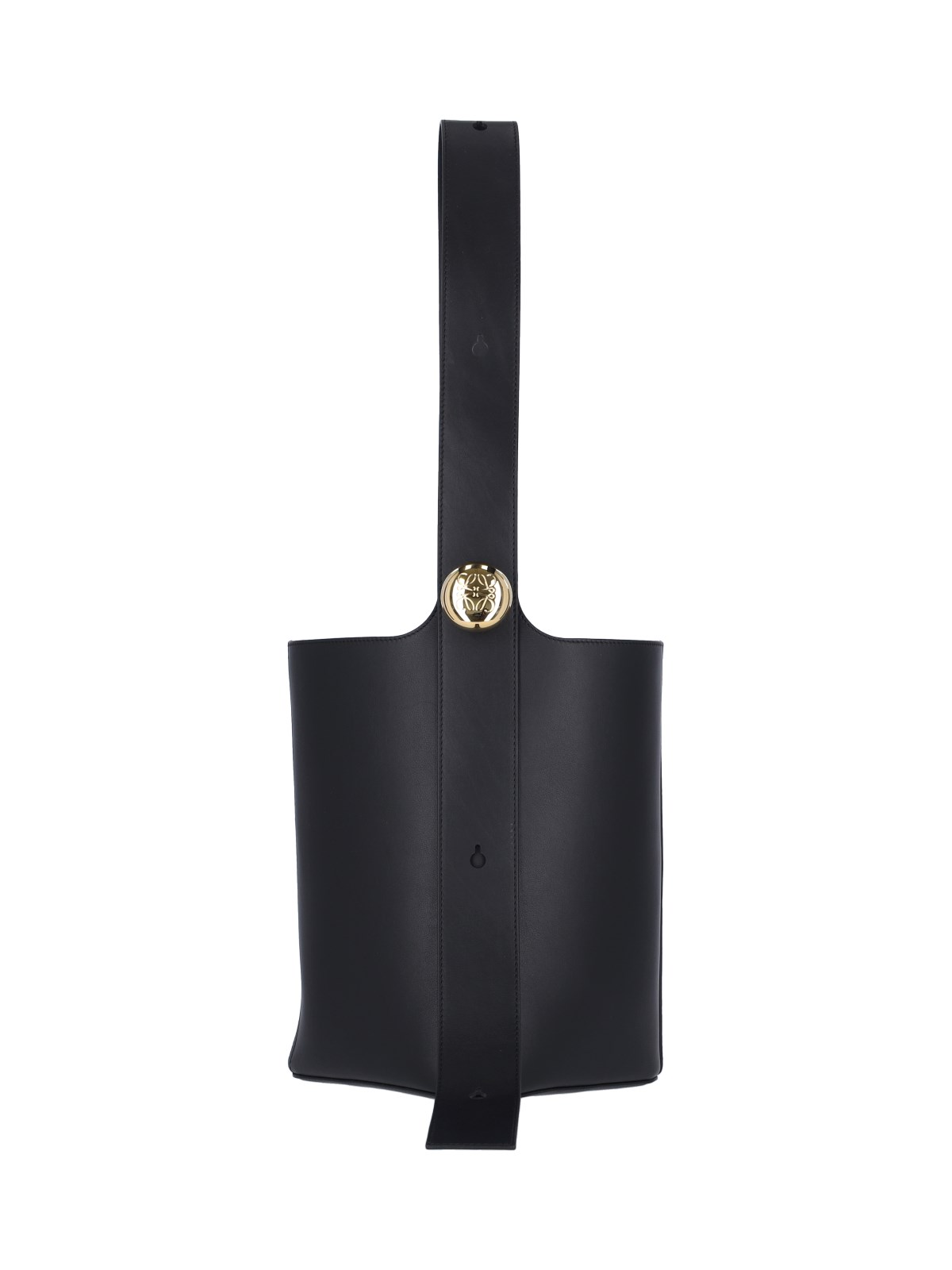Loewe "pebble Bucket" Bag In Black
