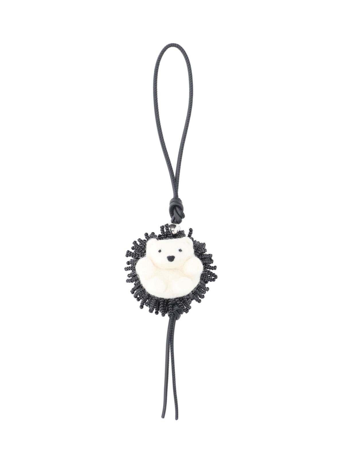 Loewe Pendant Charm " Hedgehog" In Black