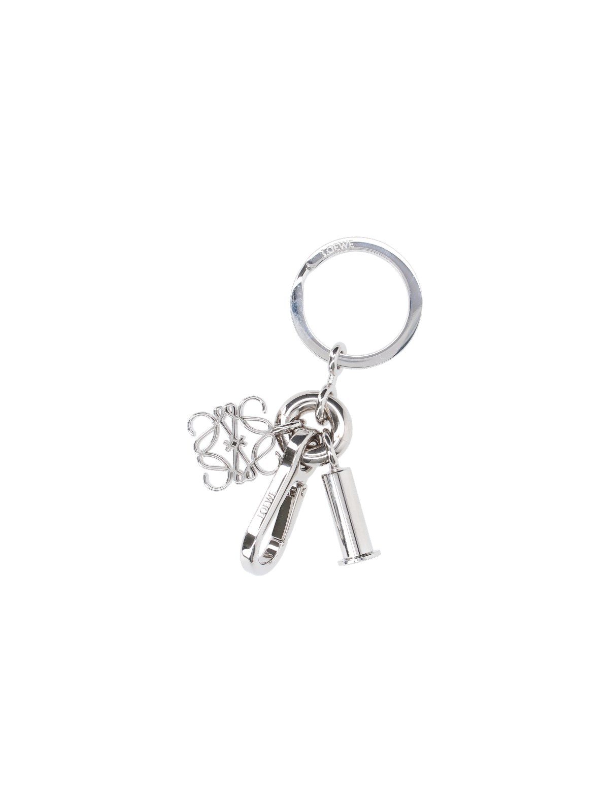 Loewe "anagram" Keyring In Silver