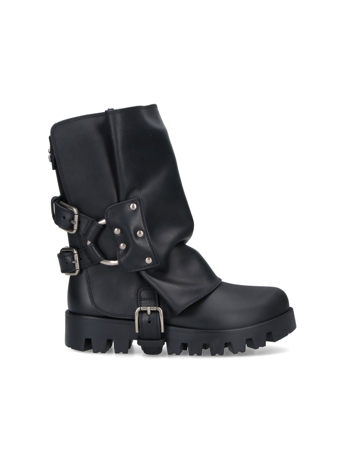 Dolce & Gabbana Stivaletto Ankle Boots In Black