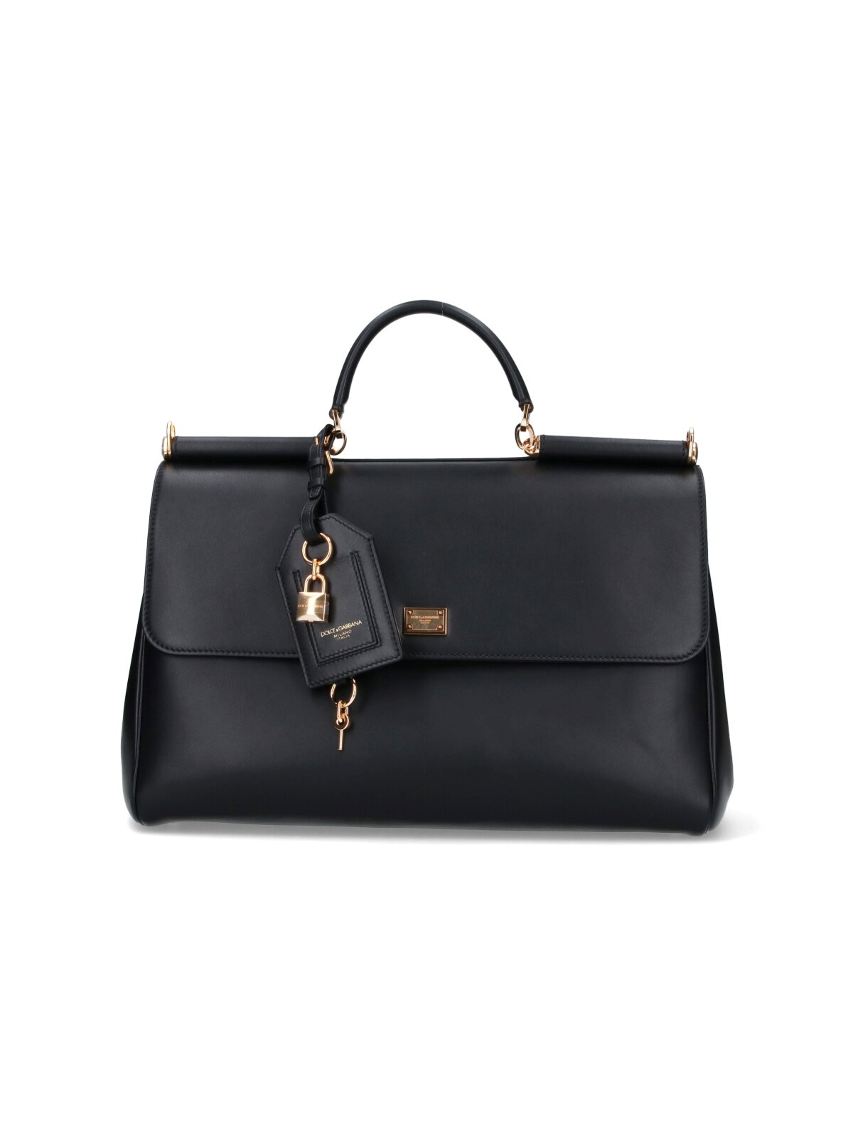 Dolce & Gabbana 'my Sicily' Large Handbag In Black