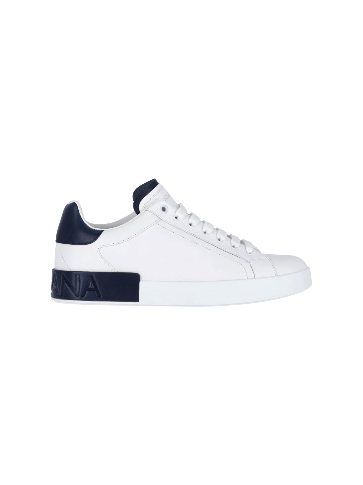 Dolce & Gabbana White Sneakers With Minimalist Design And Cushioned Sole In White