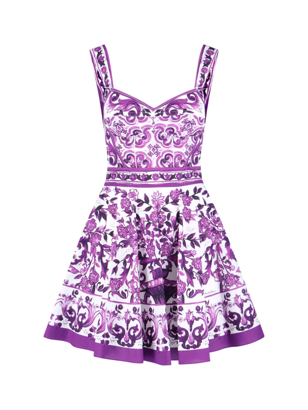 Dolce & Gabbana 'maiolica' Mini Dress