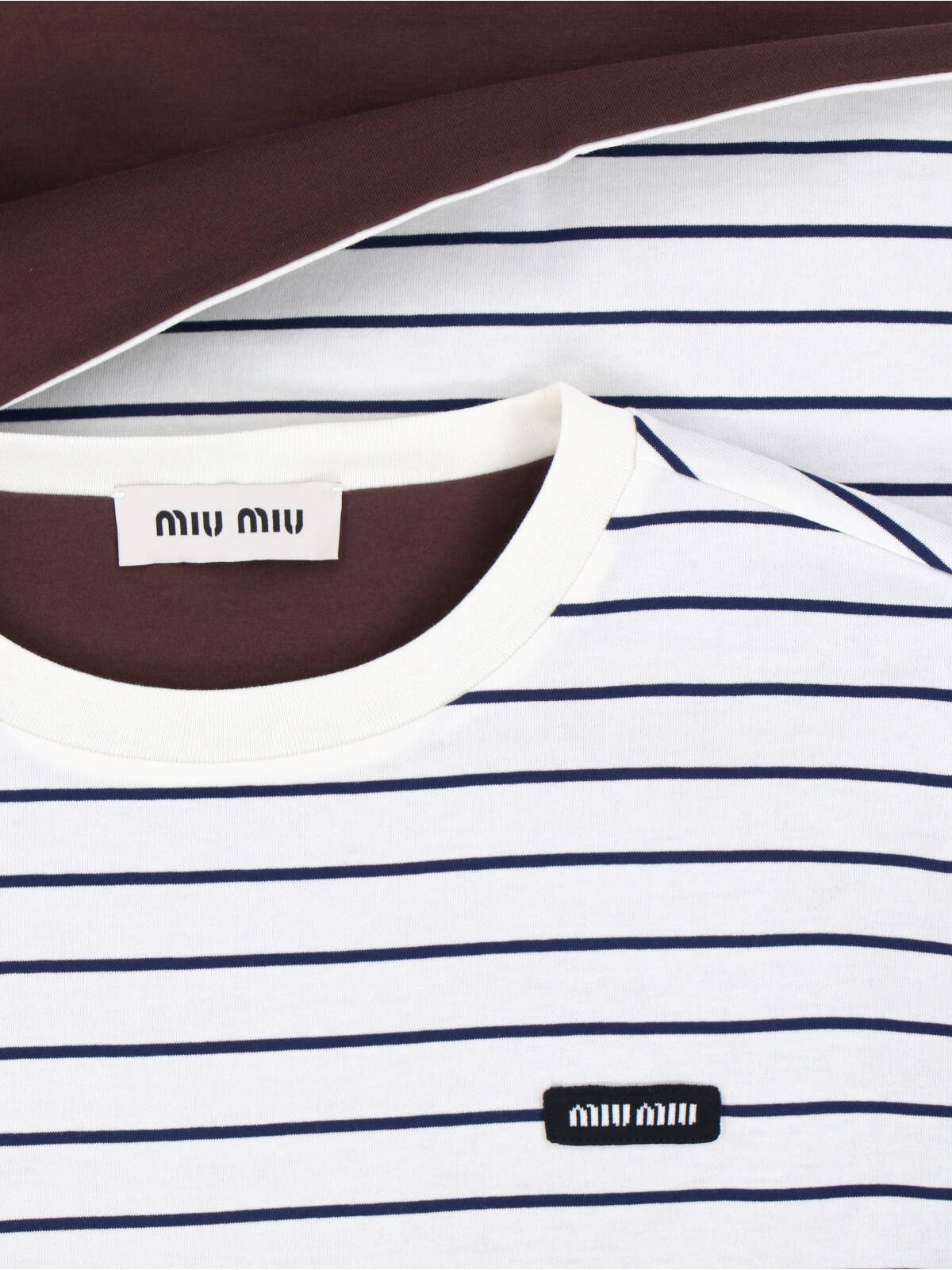 Miu miu Logo reversible t-shirt available on SUGAR - 187691