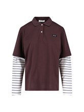 Miu miu Layered logo polo shirt available on SUGAR - 187695