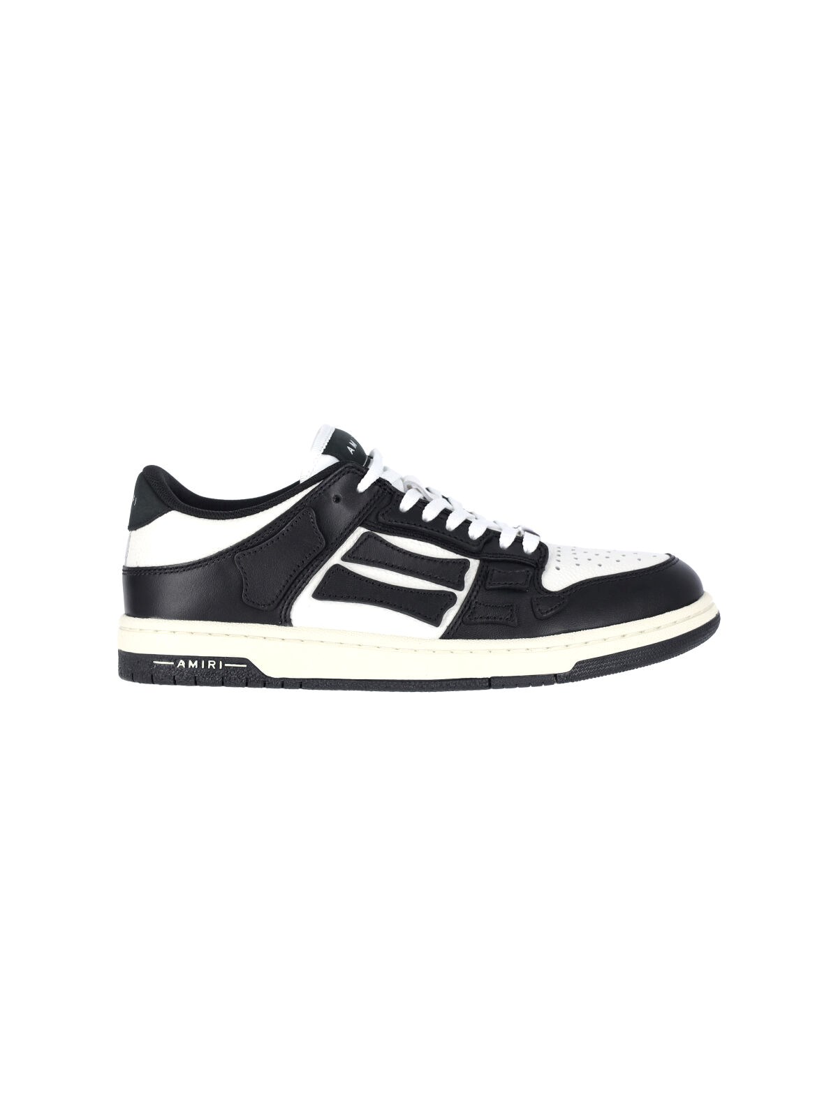Amiri Contemporary Black Sneakers With Elevated Midsole In Black