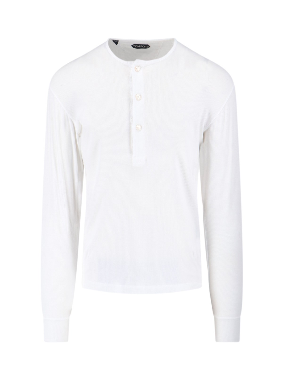 Tom Ford 'henley' T-shirt In White