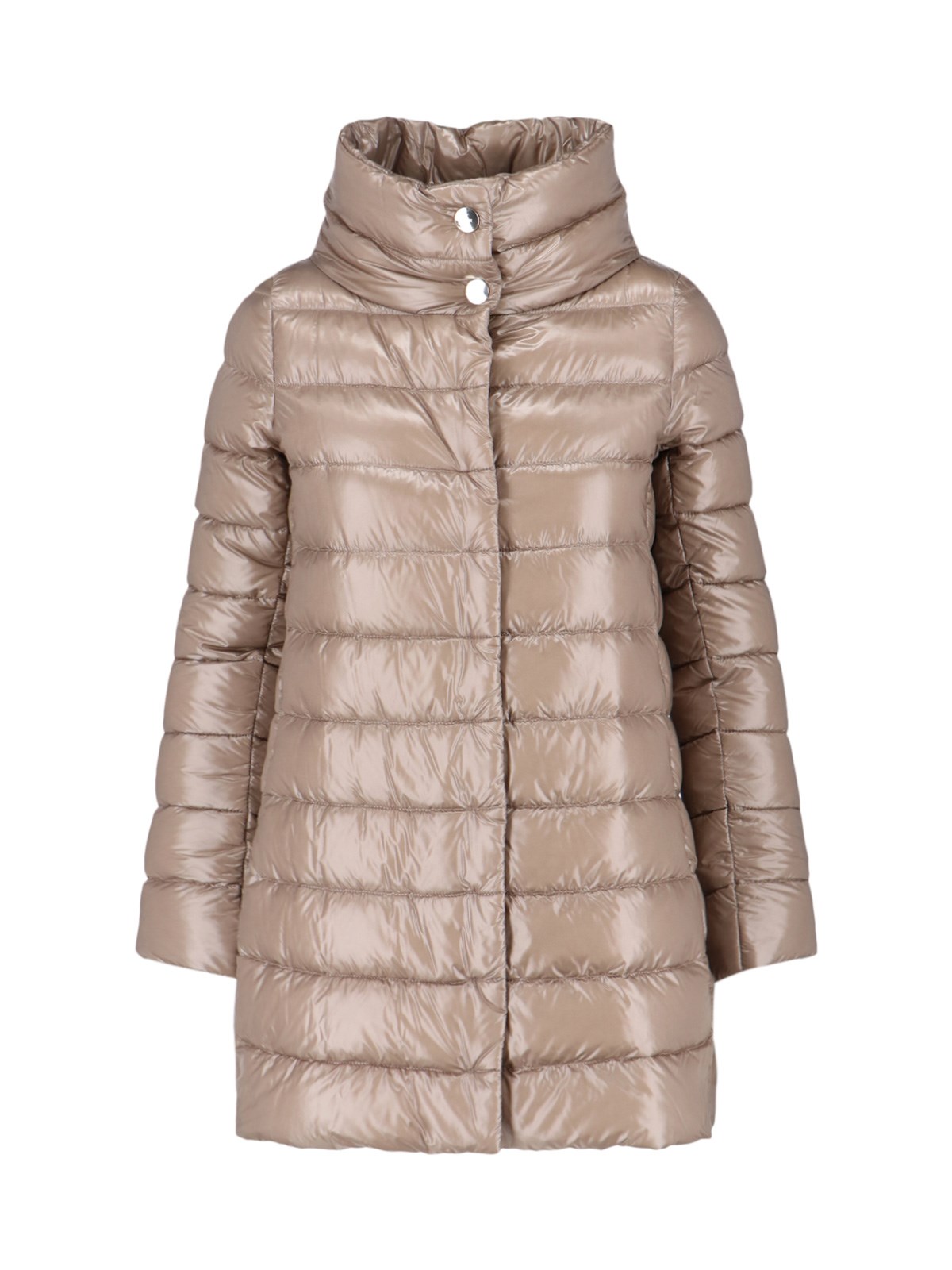 Herno "amelia" Down Jacket In Brown