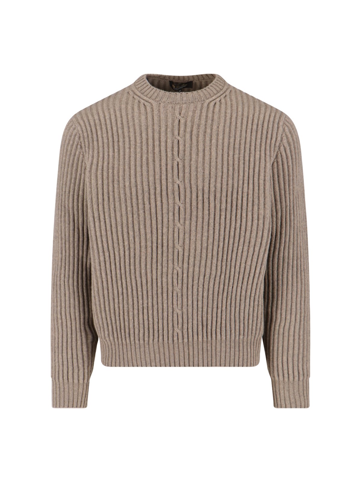 Loro Piana Plane Tree Knitted Cashmere Sweater In Brown