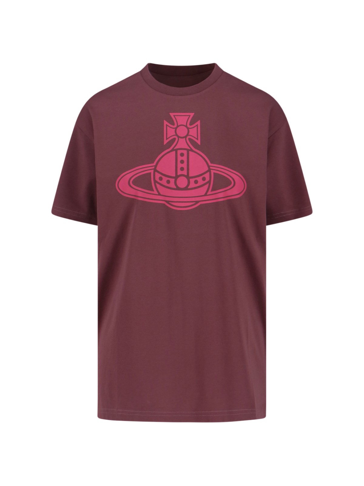 Vivienne Westwood ビジュー オーブデザイン Tシャツ Vivienne Westwood: Black Oversized Orb Peru T-shirt | SSENSE