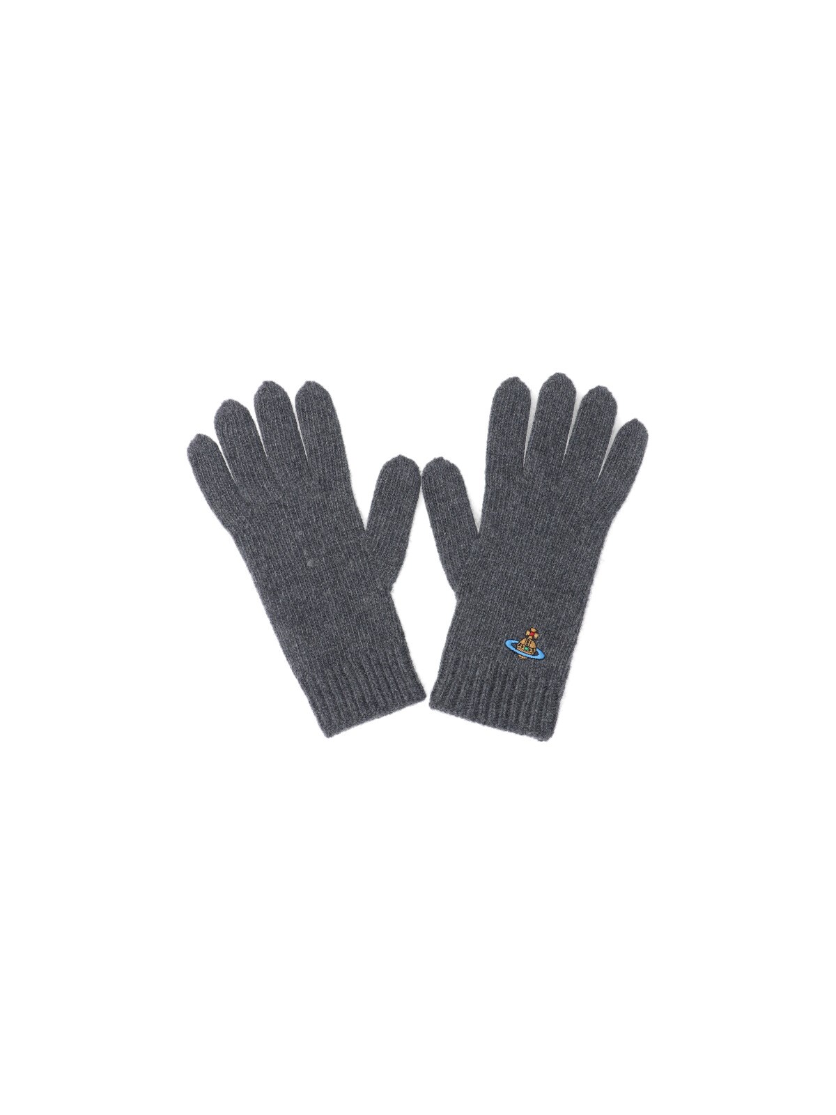 Vivienne Westwood Sleek Grey Gloves With Fitted Silhouette In Gray
