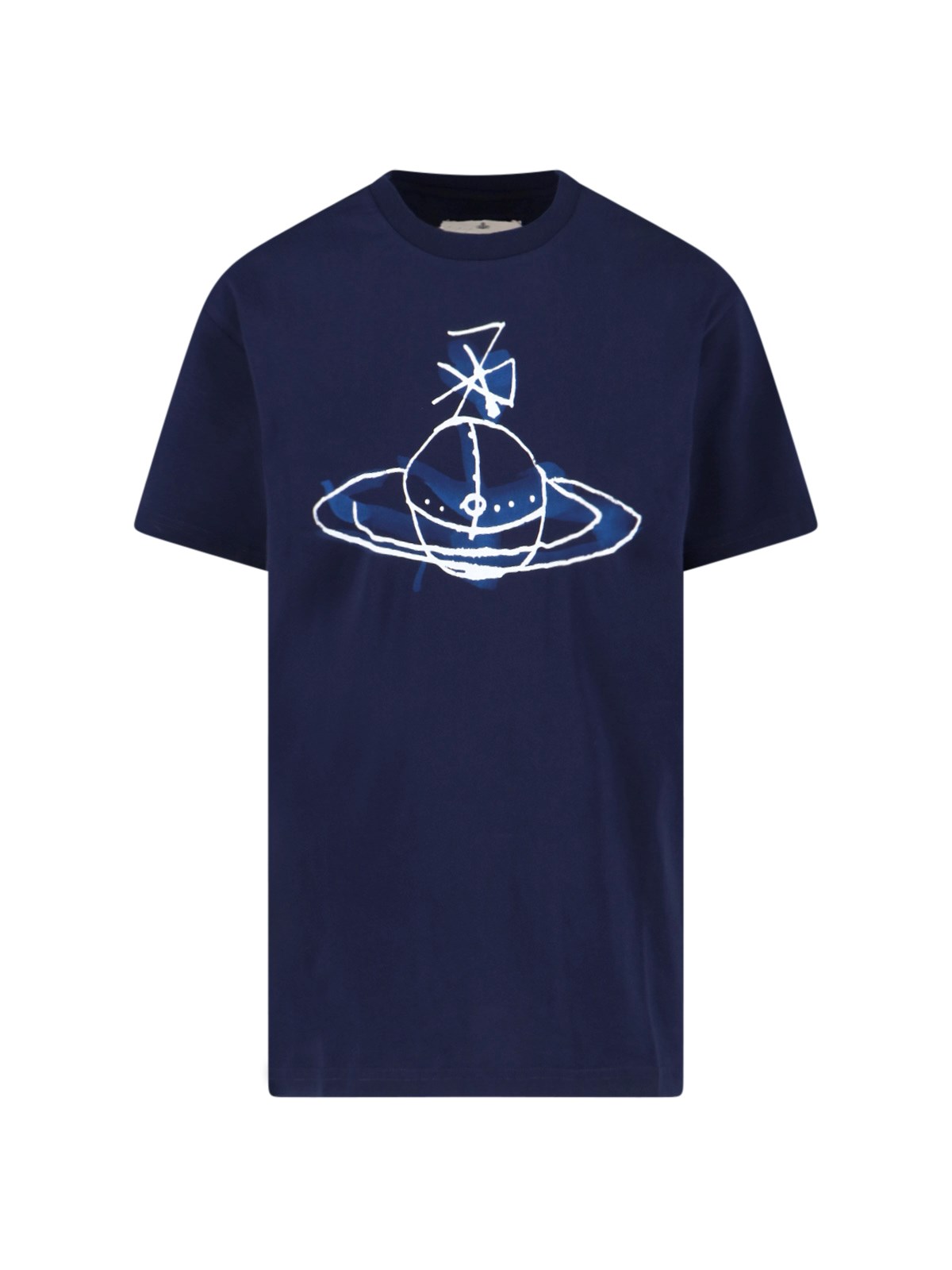 Vivienne Westwood Crew Neck Graphic Print Short Sleeves Top