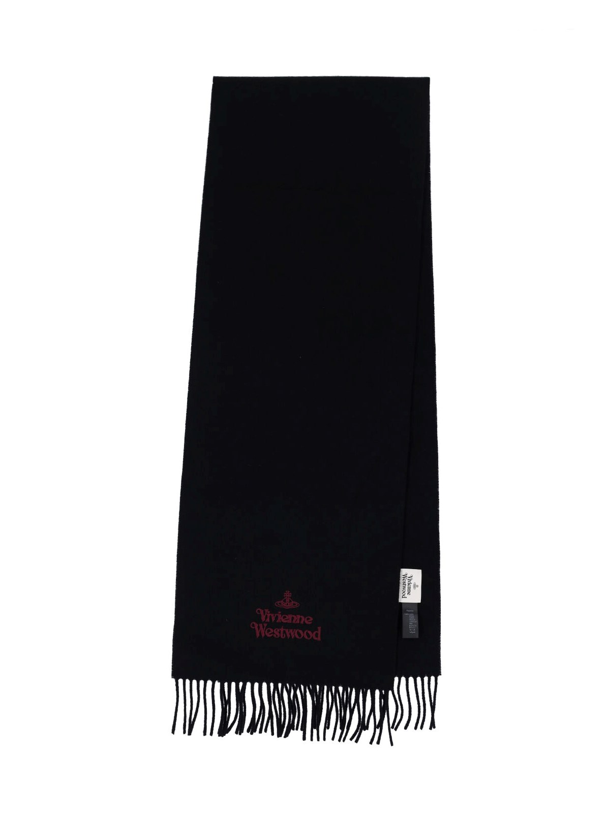 Vivienne Westwood Logo Scarf In Black