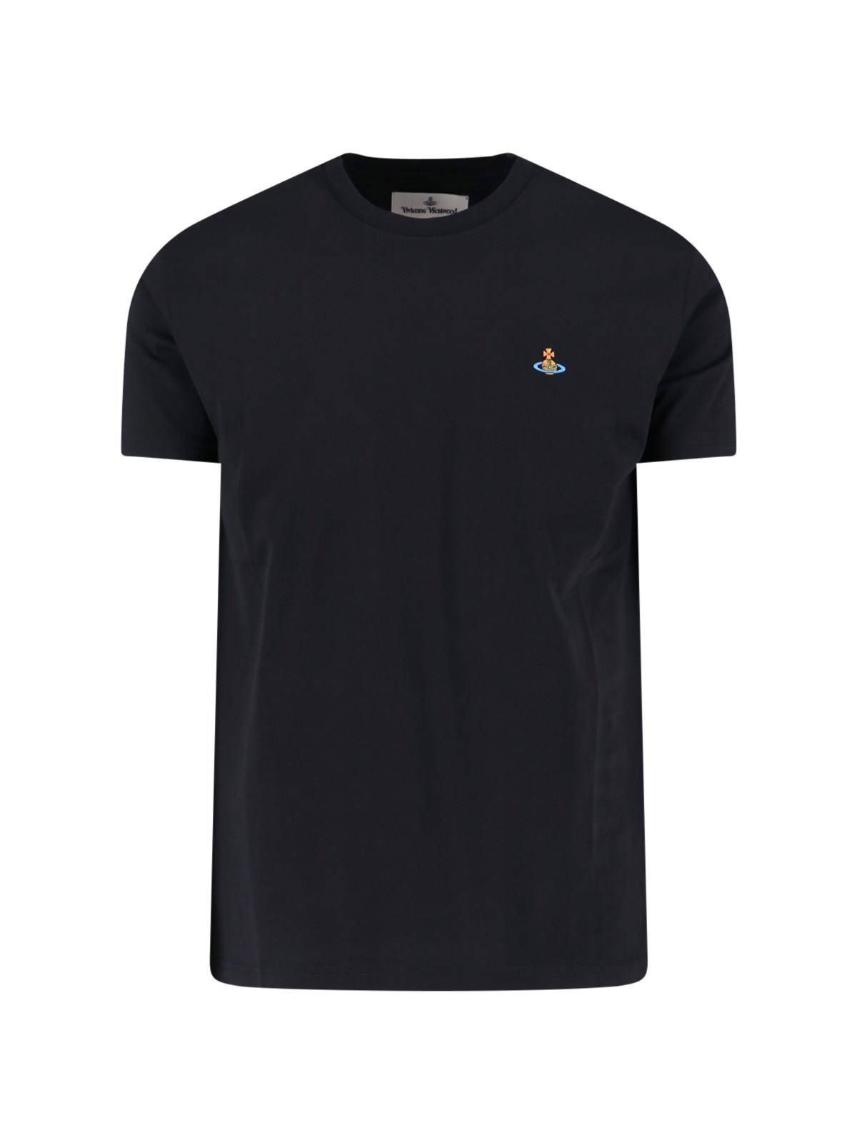 Vivienne Westwood T-shirt With Orb Embroidery Unisex In Black
