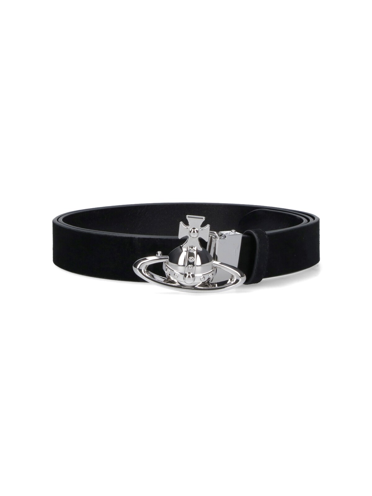 Vivienne Westwood "line Orb" Reversible Belt In Black