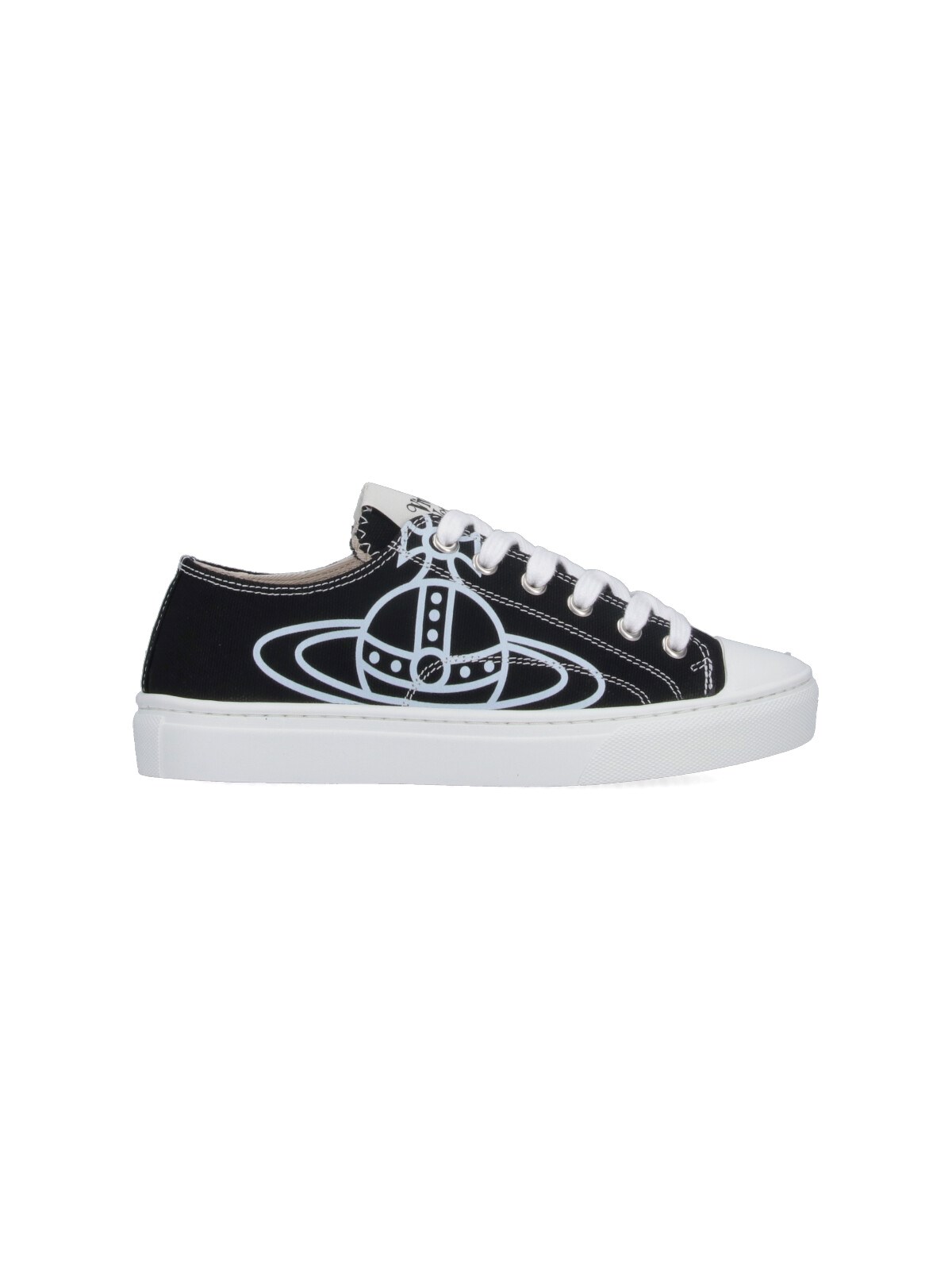 Vivienne Westwood "plimsoll" Low-top Sneakers In Black