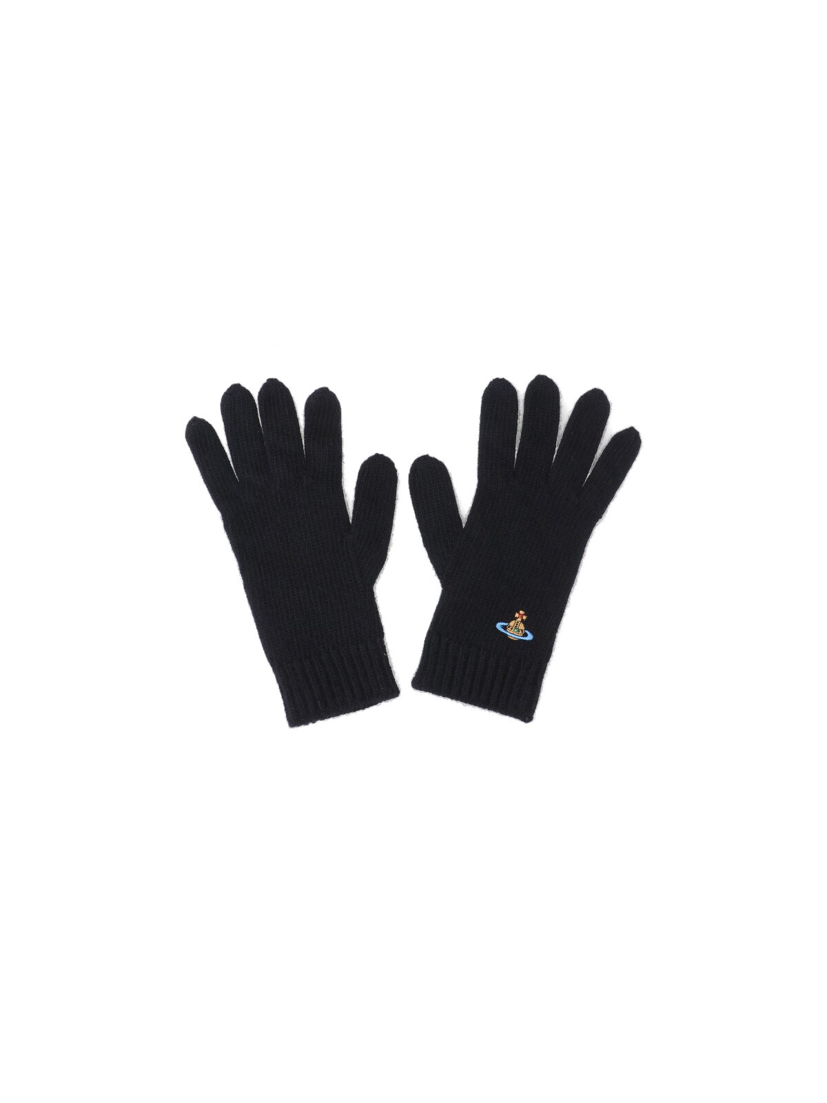 Vivienne Westwood Cashmere Gloves In Black