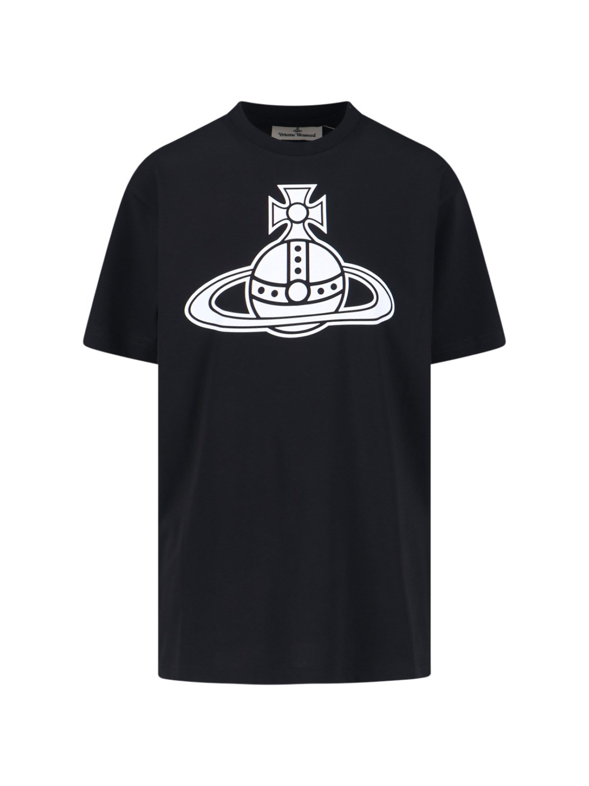Vivienne Westwood Classic Black T-shirt With Fitted Silhouette In Black