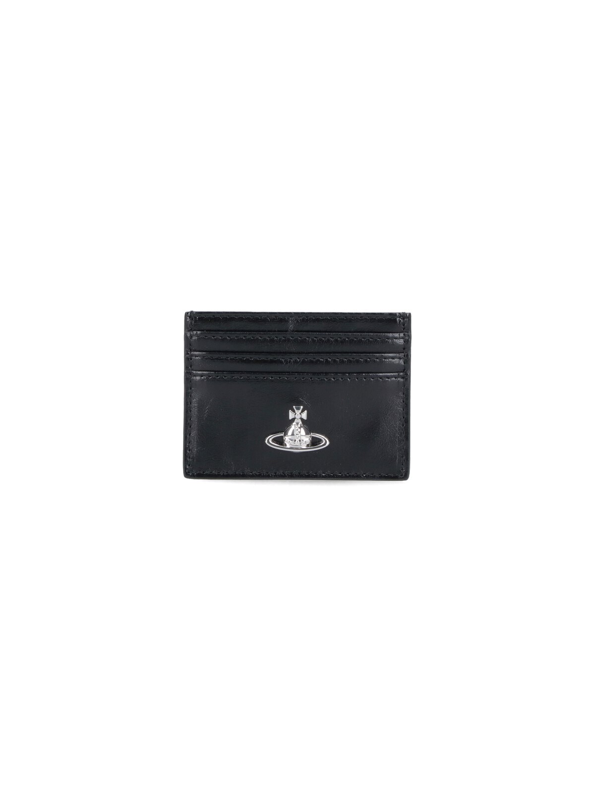 Vivienne Westwood Orb Card Holder In Black