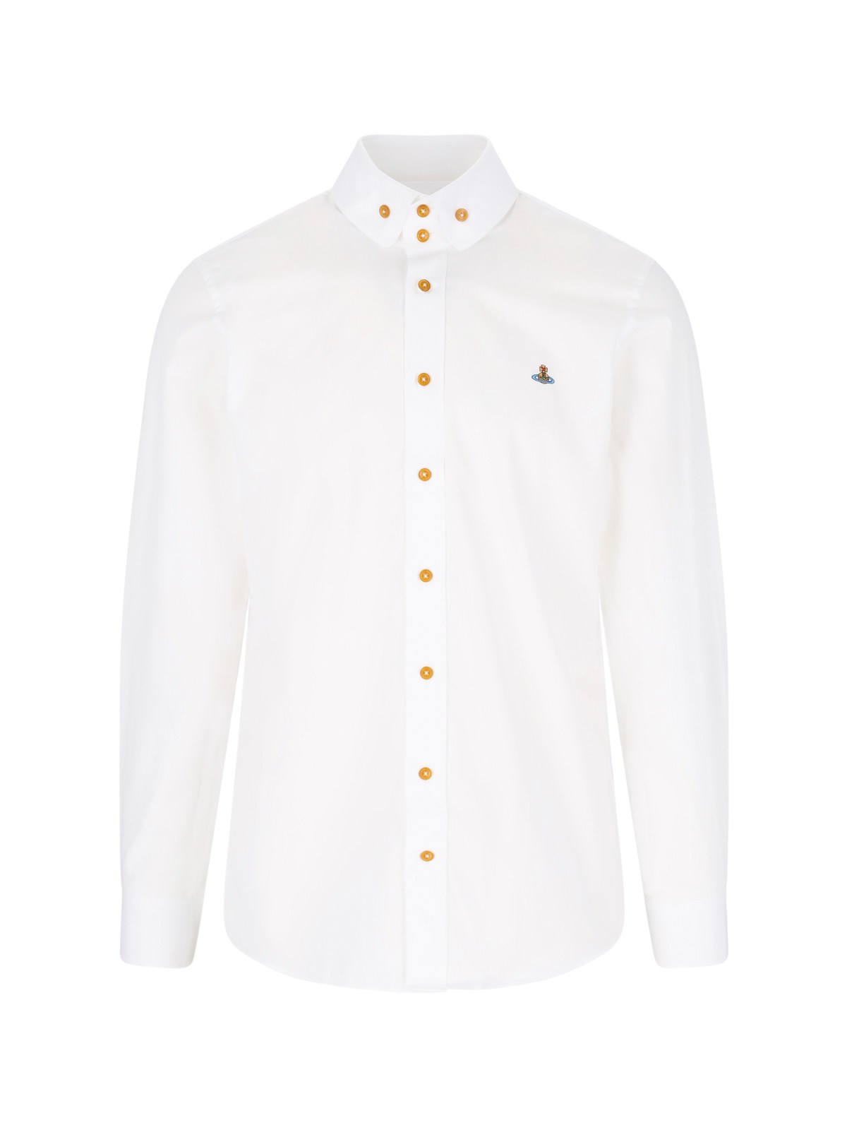 Vivienne Westwood Shirt With Subtle Orb Embroidery And Tailored Fit