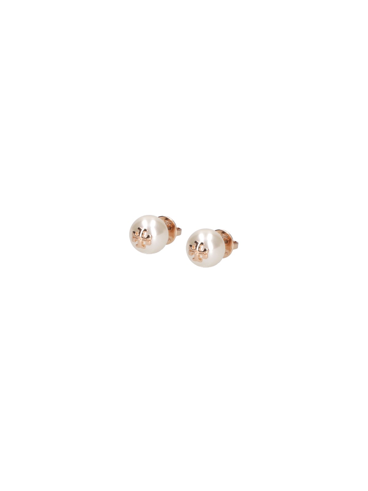 Tory Burch "kira" Pearl Earrings In White