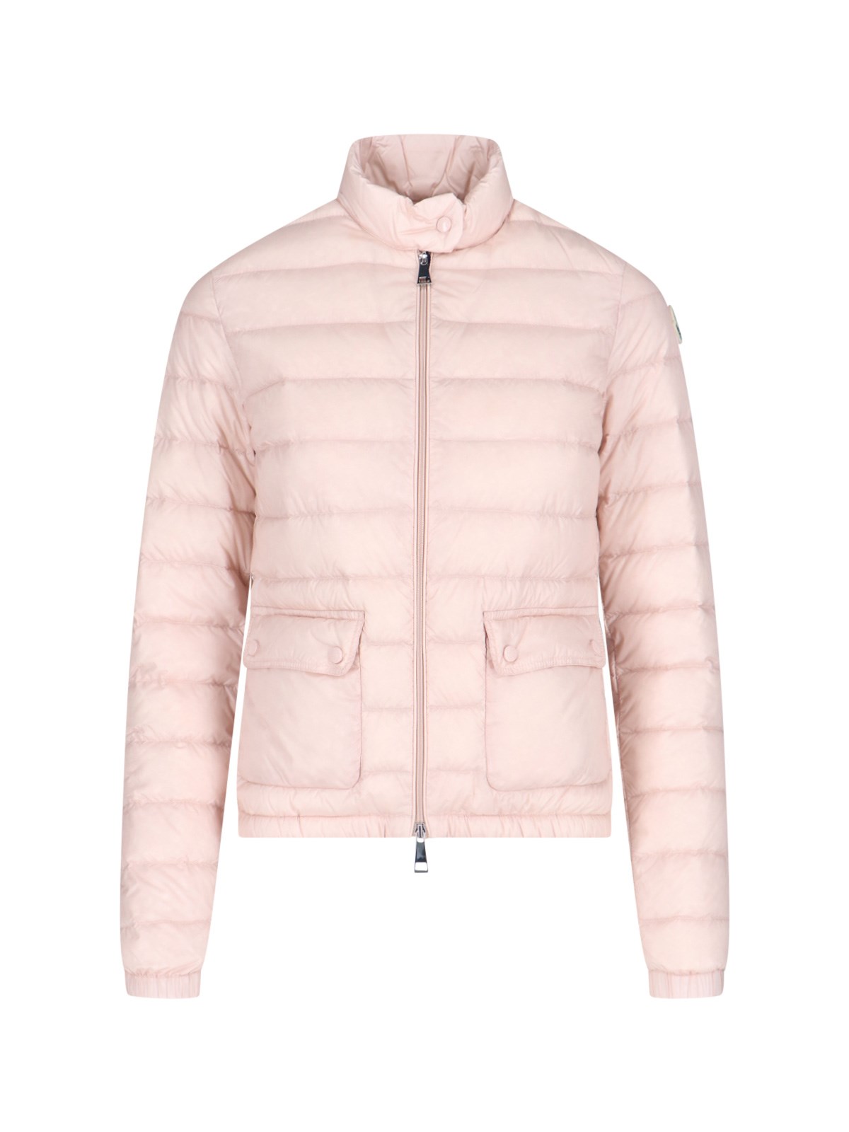 Moncler Lans Short Down Jacket In Pink