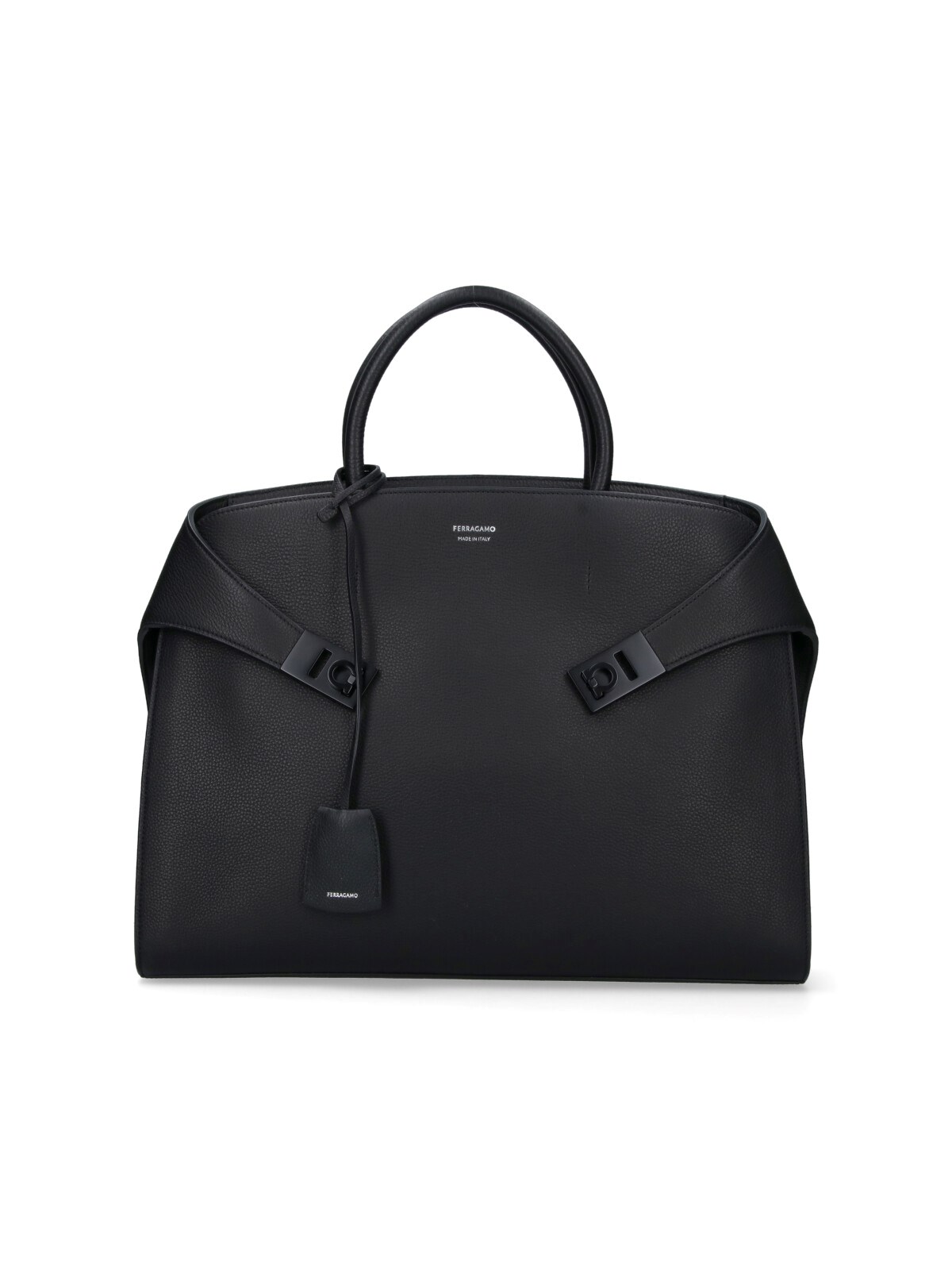 Ferragamo Work Bag Hug In Black