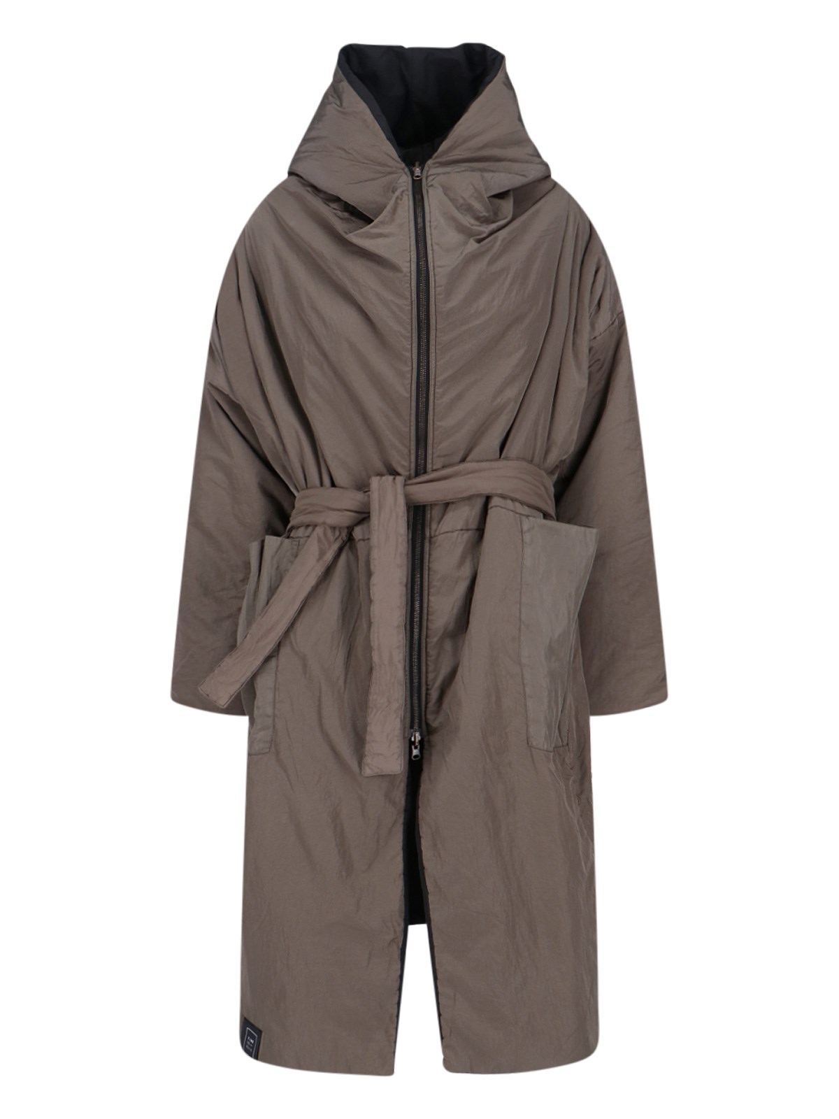 Kimo No-rain Reversible Waterproof Coat In Brown