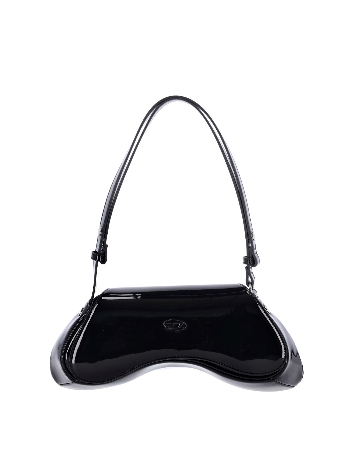 Diesel Women Play Shoulder Responsible Bag In Black