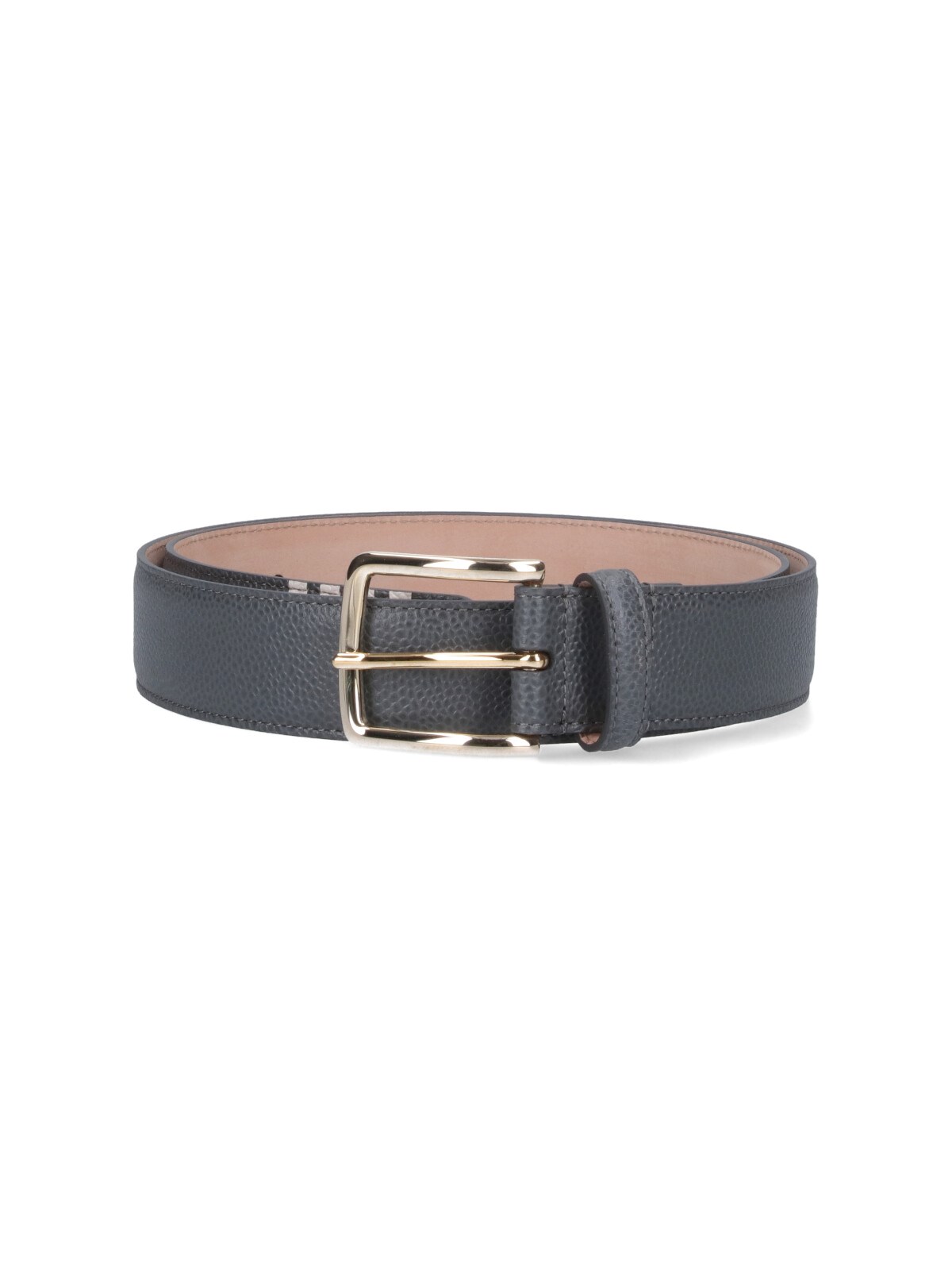 Thom Browne Adjustable Length Gold-tone Buckle Textured Finish