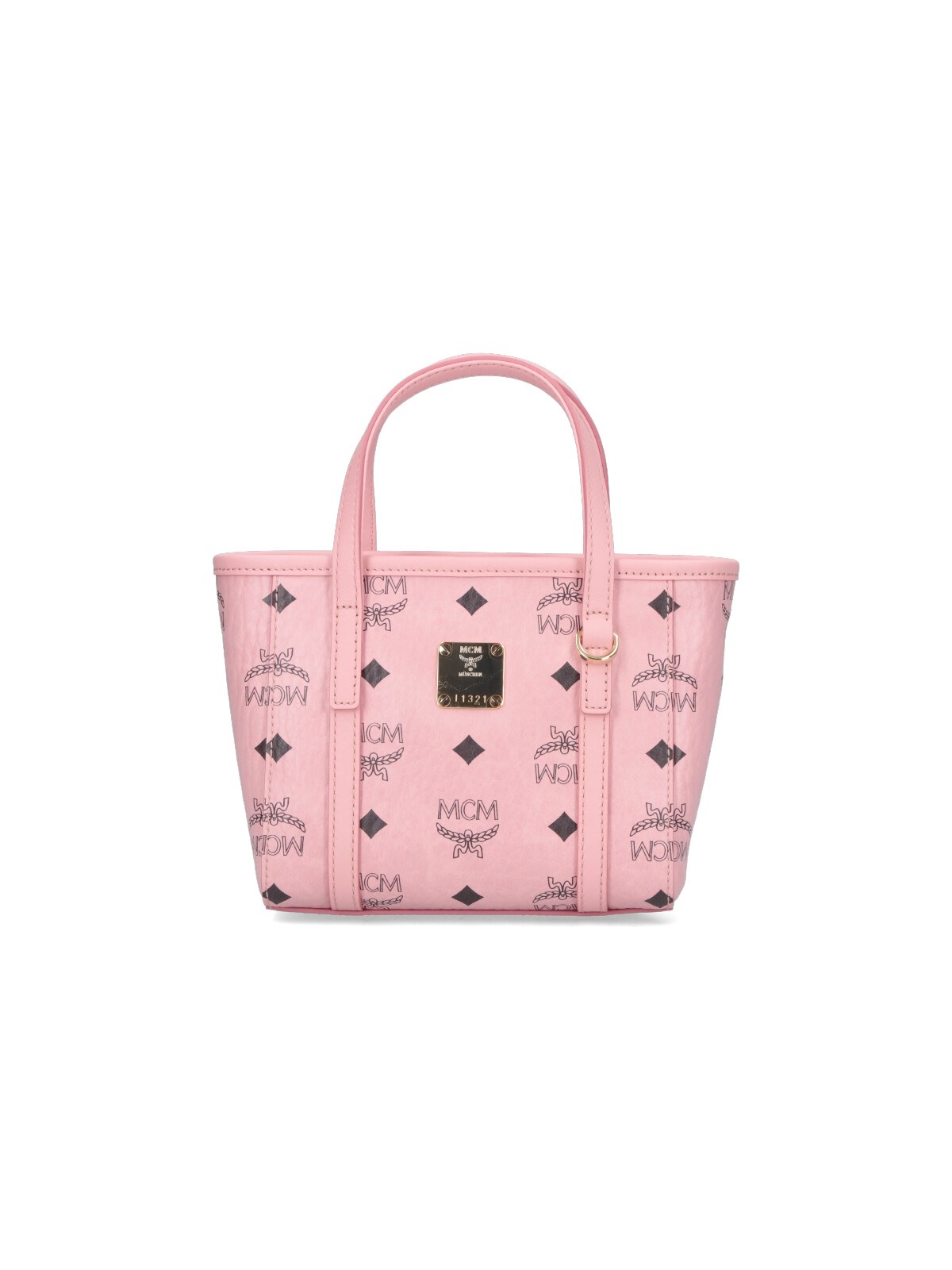 Mcm Mini Tote Bag "toni Top-zip" In Pink