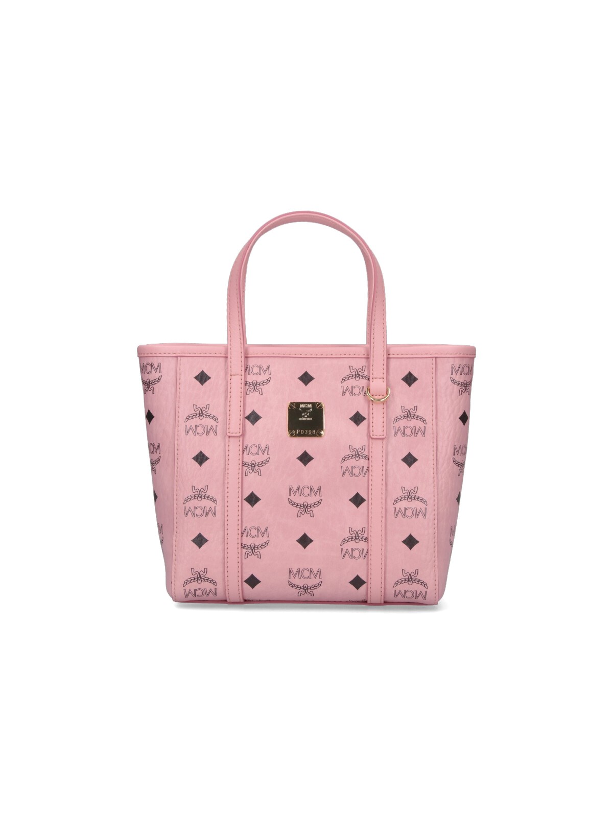 Mcm 'toni Shopper' Small Tote Bag In Pink
