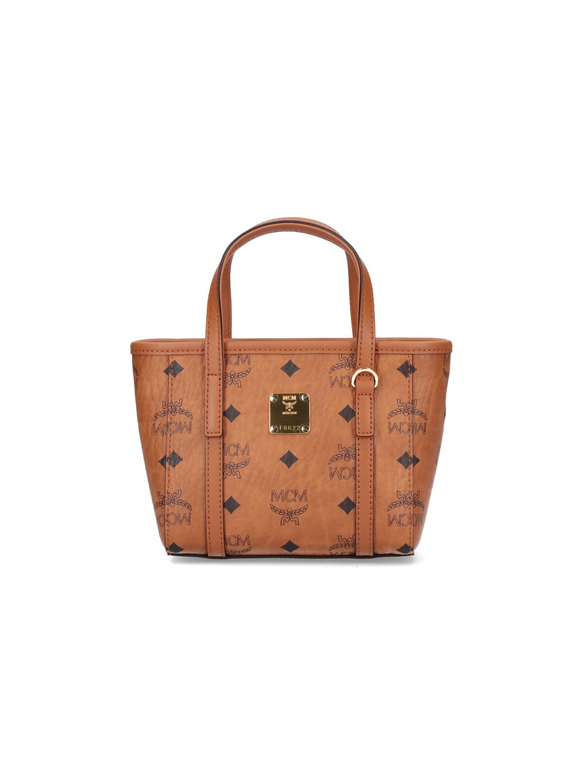 Mcm Mini Tote Bag "toni Top-zip" In Brown