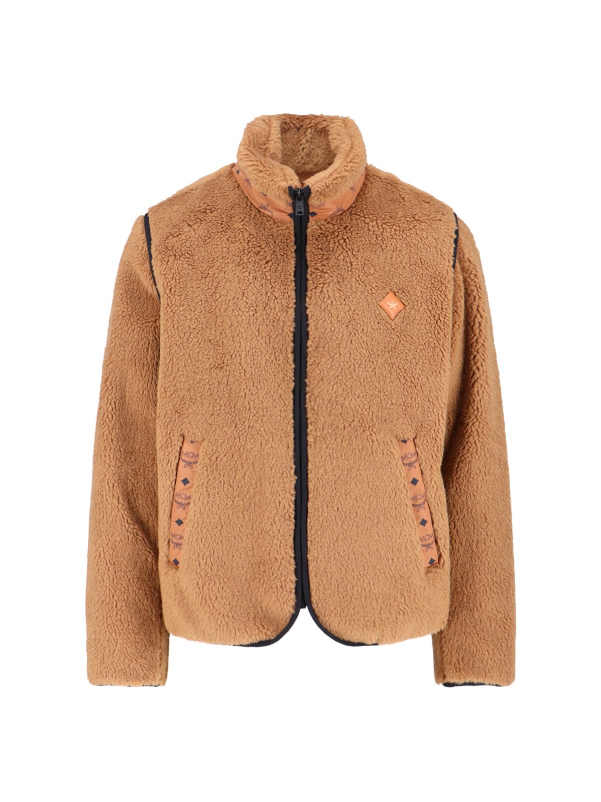 Mcm Teddy Logo Sweatshirt In Brown